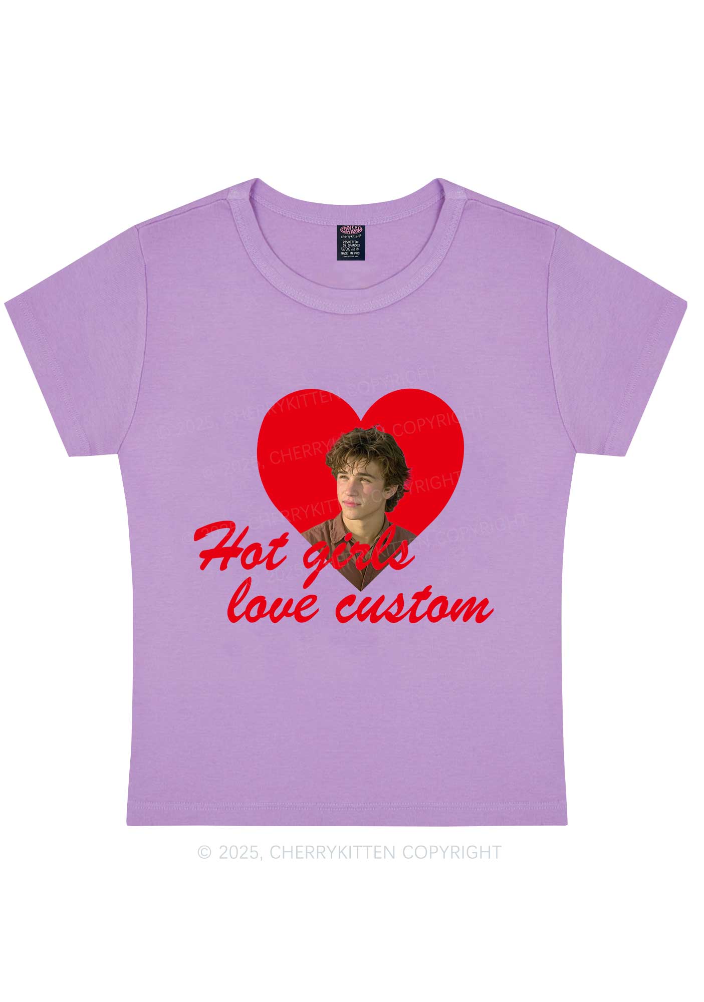 Custom Hot Girl Love Y2K Baby Tee Cherrykitten - Image 6