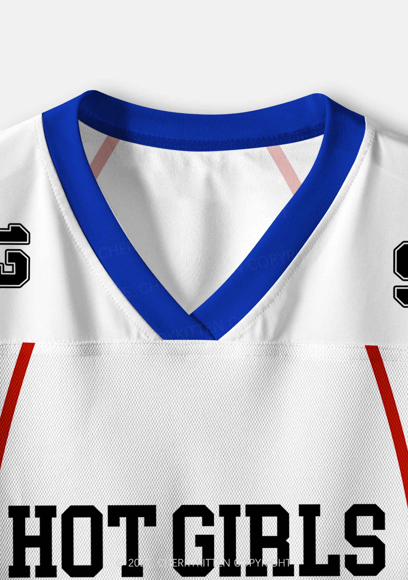 Custom Hot Girls Love Techno Y2K Crop Sport Jersey Shirts Cherrykitten - Image 3