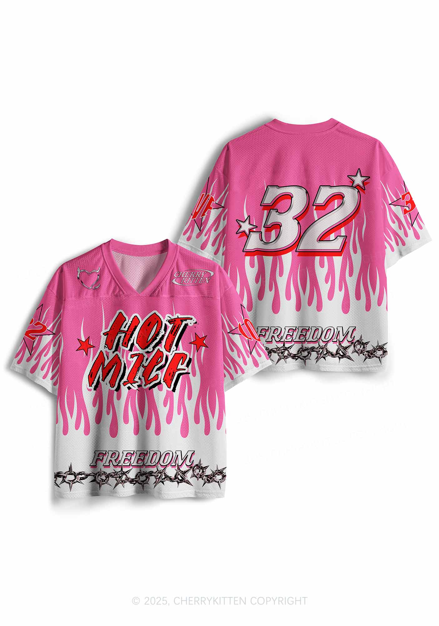 Custom Hot Mxxf Y2K Sport Jersey Shirts Cherrykitten - Image 3