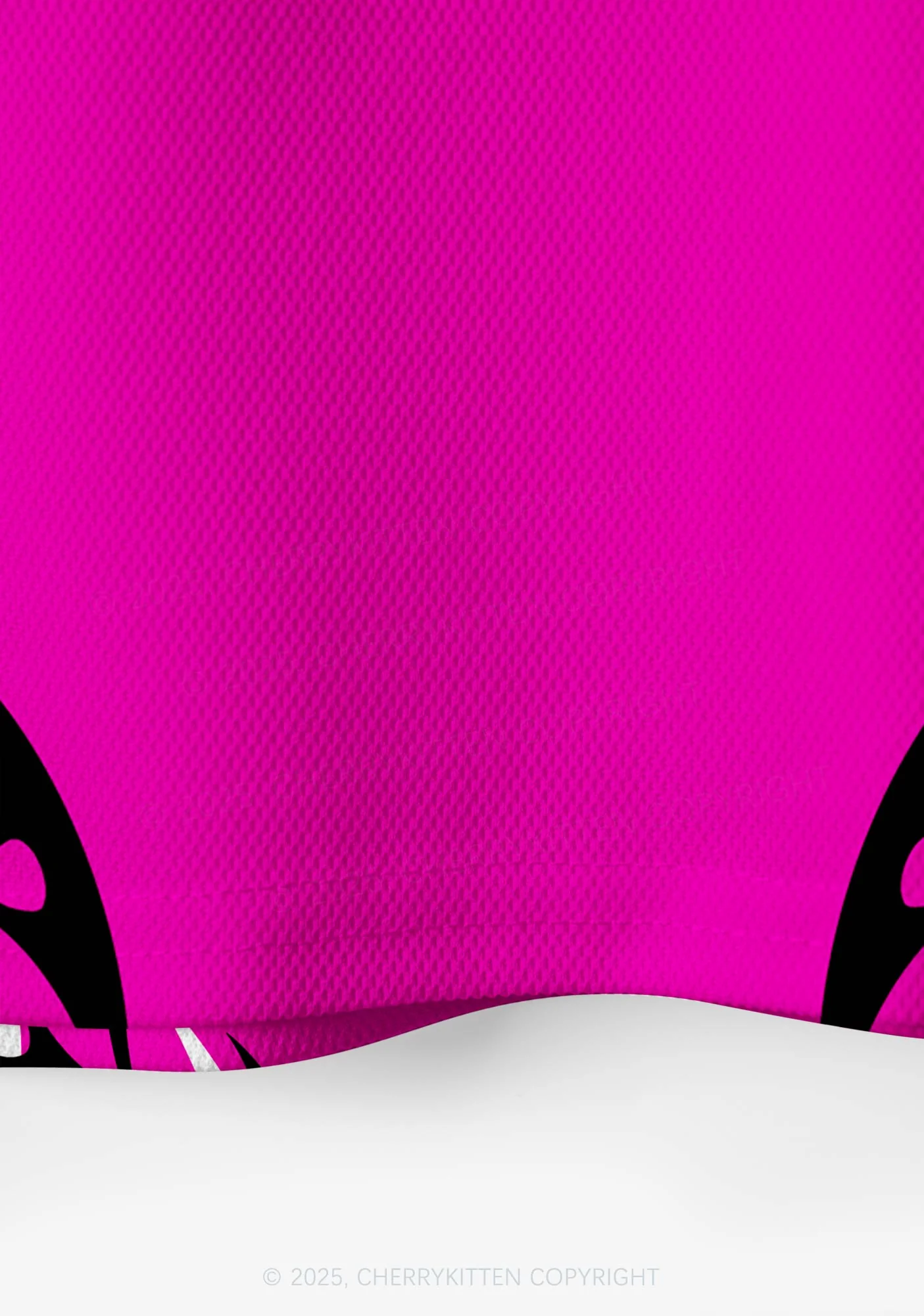 Custom Hot Pink Punk Faggot Pride Y2K Crop Sport Jersey Shirts Cherrykitten - Image 5