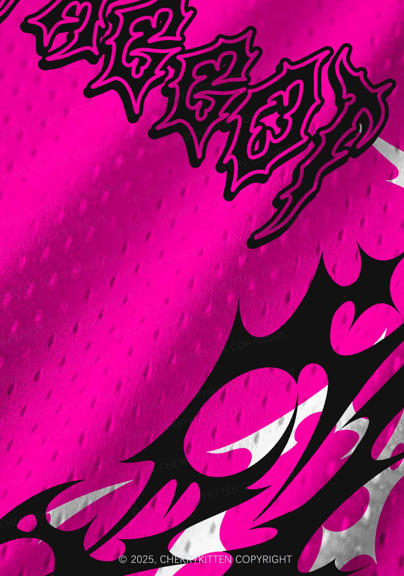 Custom Hot Pink Punk Faggot Pride Y2K Sport Jersey Tank Cherrykitten - Image 3