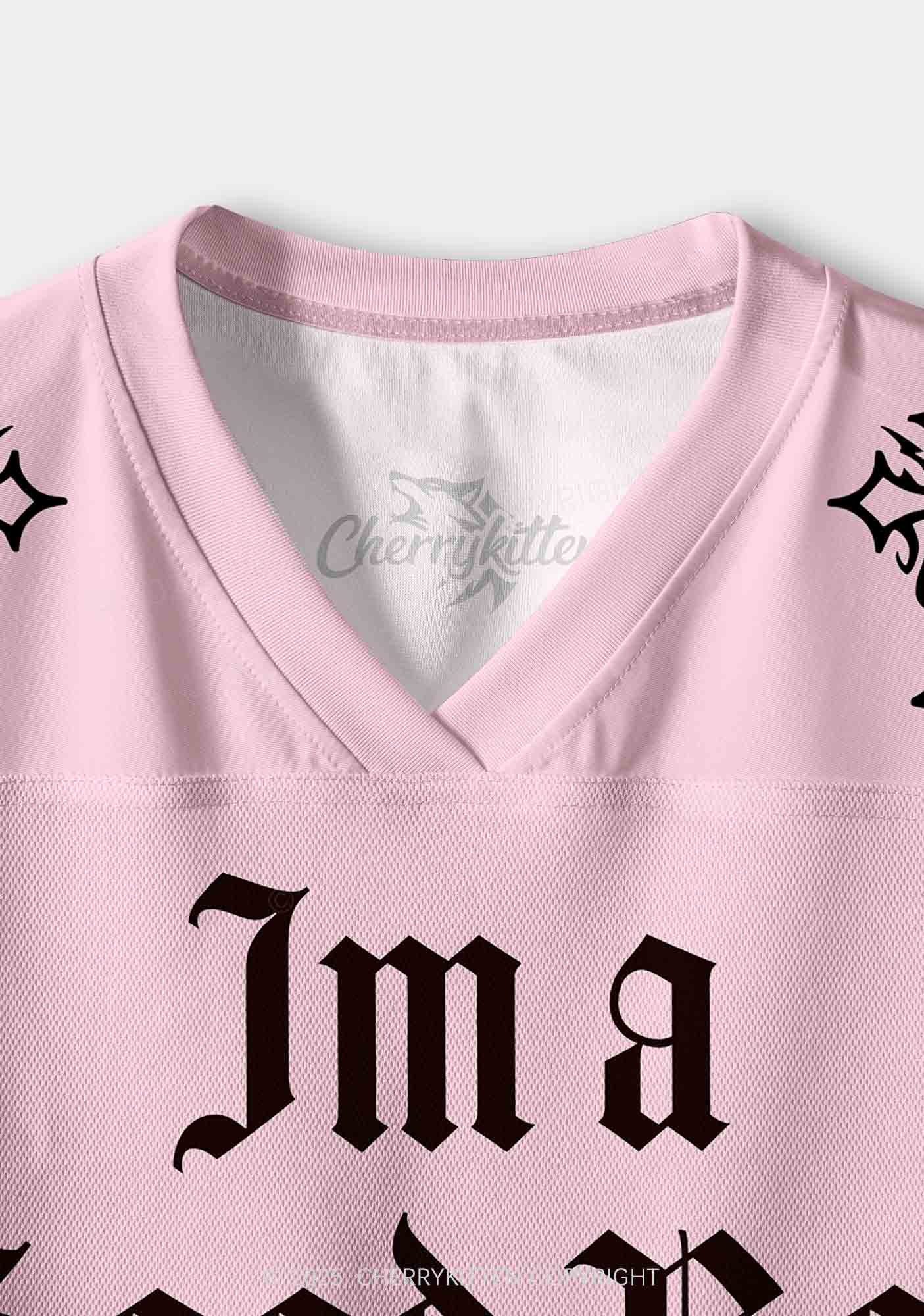 Custom I Am A Good Boy Y2K Crop Sport Jersey Shirts Cherrykitten - Image 4