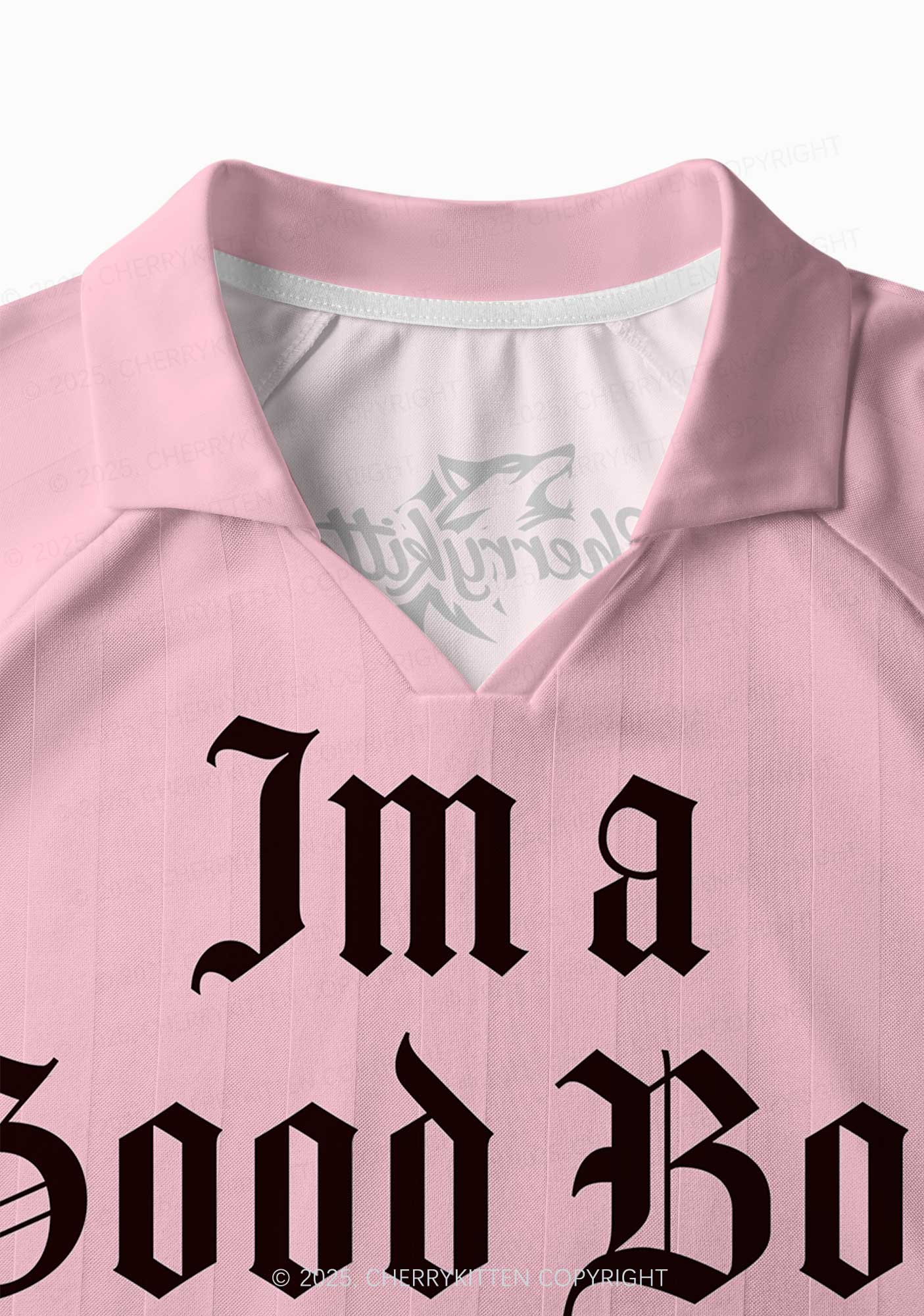 Custom I Am A Good Boy Y2K Long Sleeve Sport Jersey Shirts Cherrykitten - Image 4