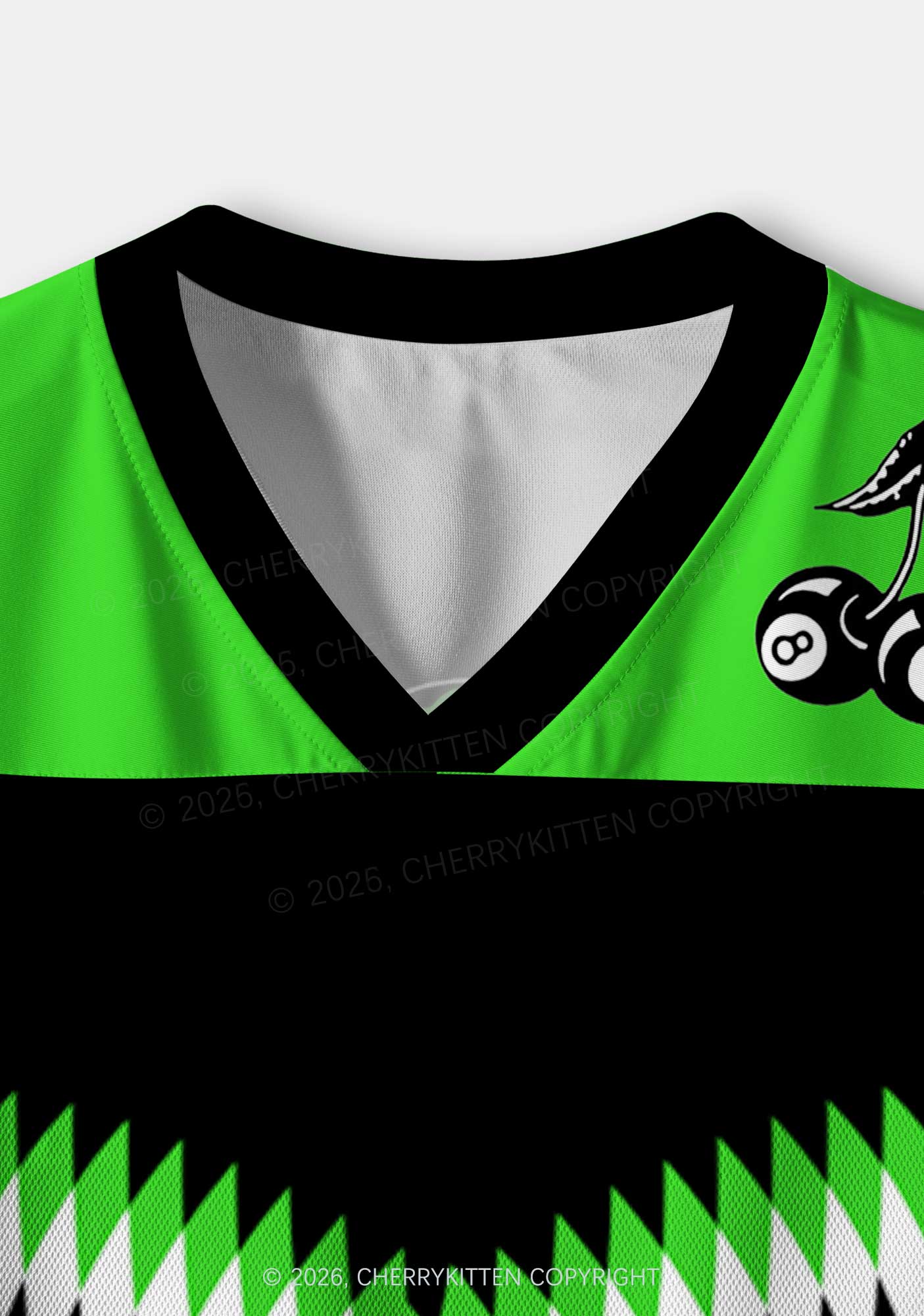 Custom I Cxm Green Today St Patricks Y2K Crop Sport Jersey Shirts Cherrykitten - Image 5