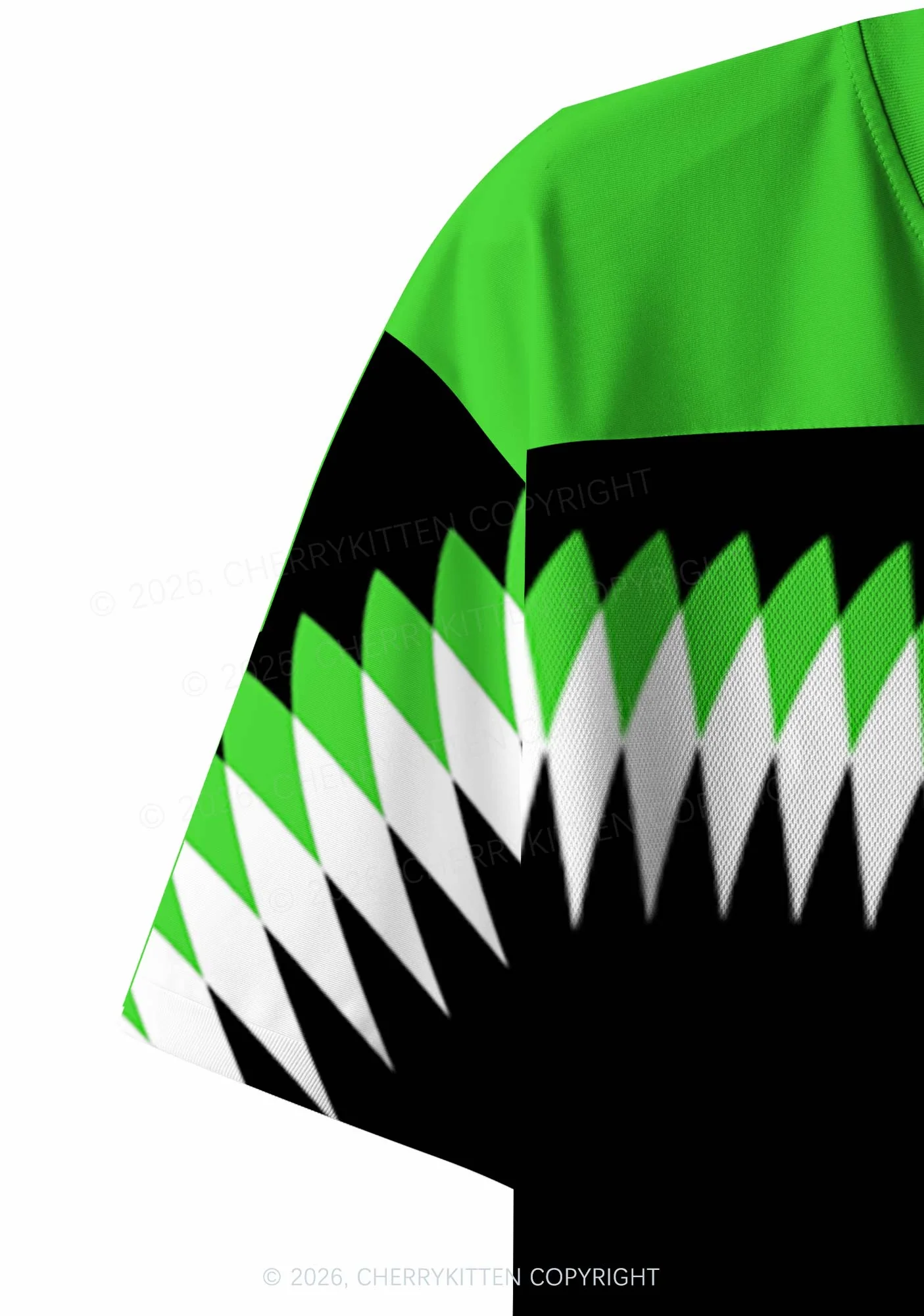 Custom I Cxm Green Today St Patricks Y2K Crop Sport Jersey Shirts Cherrykitten - Image 7
