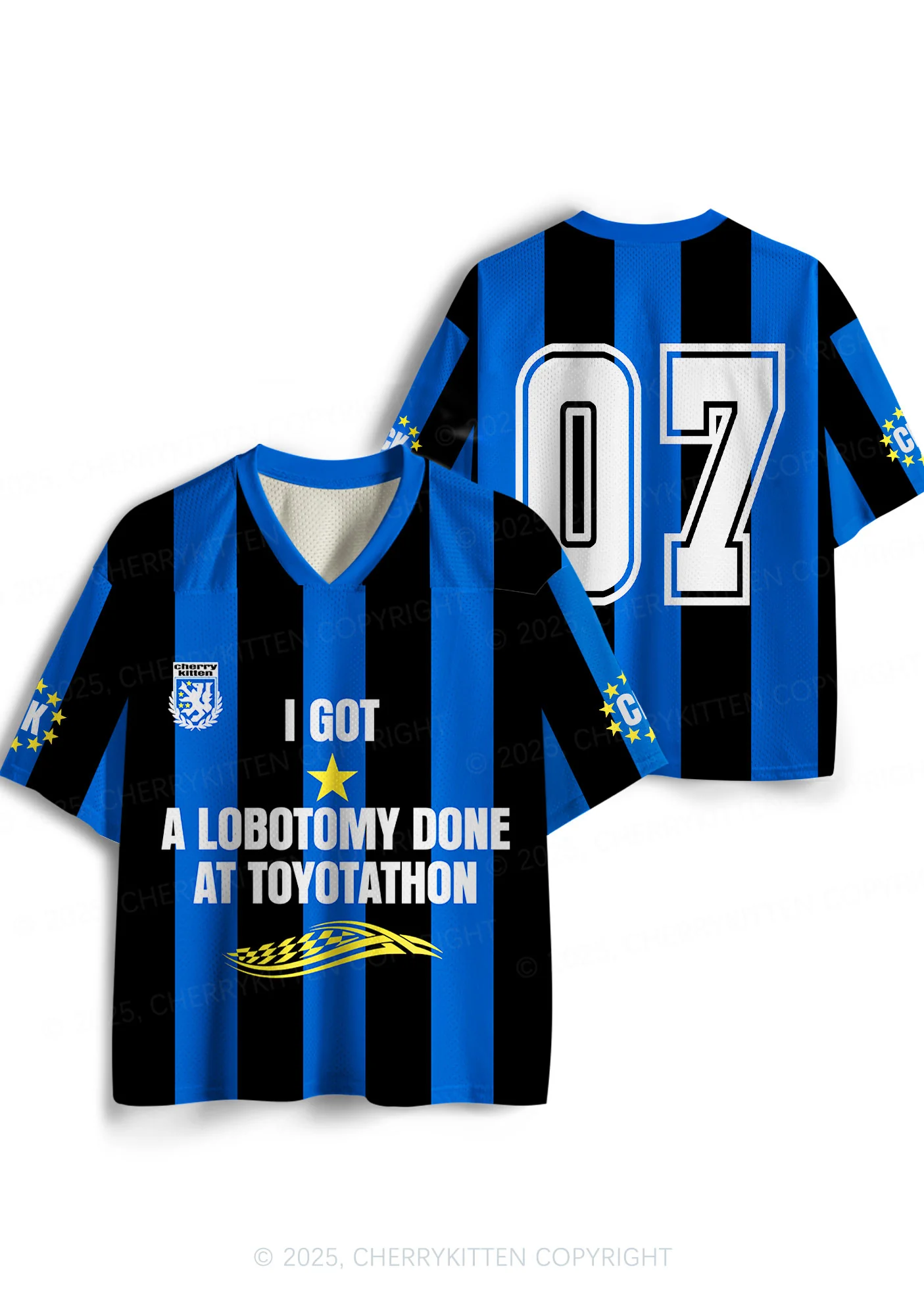 Custom I Got Lobotomy Y2K Sport Jersey Shirts Cherrykitten - Image 3