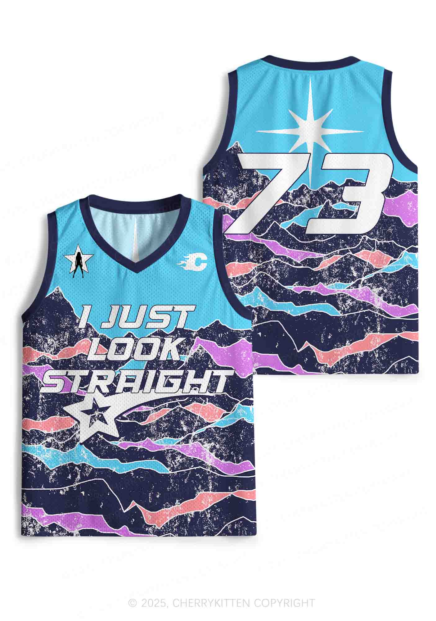 Custom I Just Look Straight Pride Y2K Sport Jersey Tank Cherrykitten - Image 3