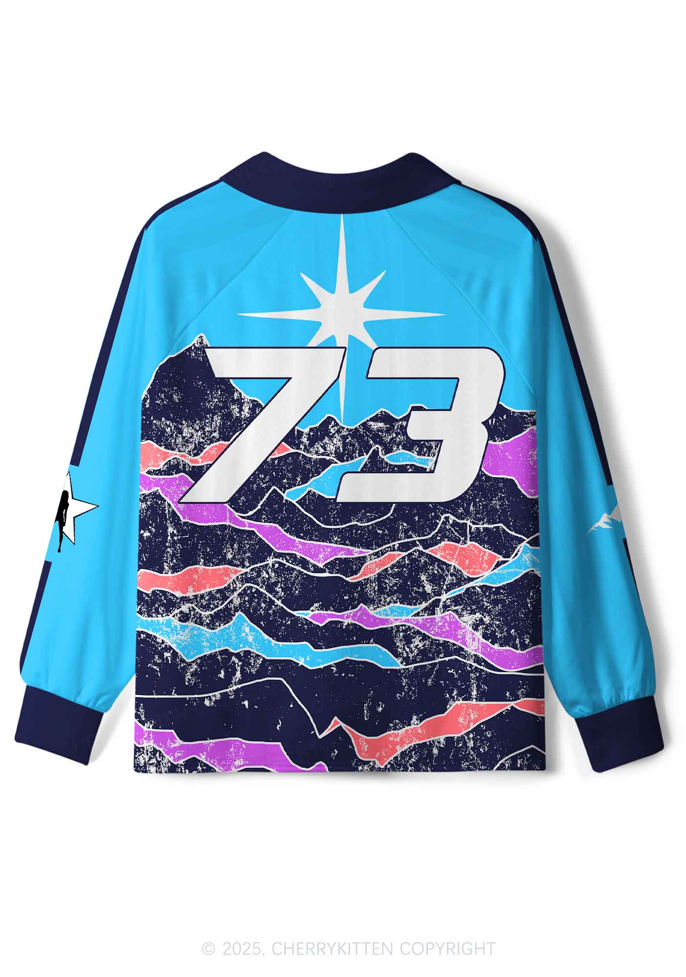 Custom I Just Look Straight Pride Y2K Sport Long Sleeve Jersey Shirts Cherrykitten - Image 2