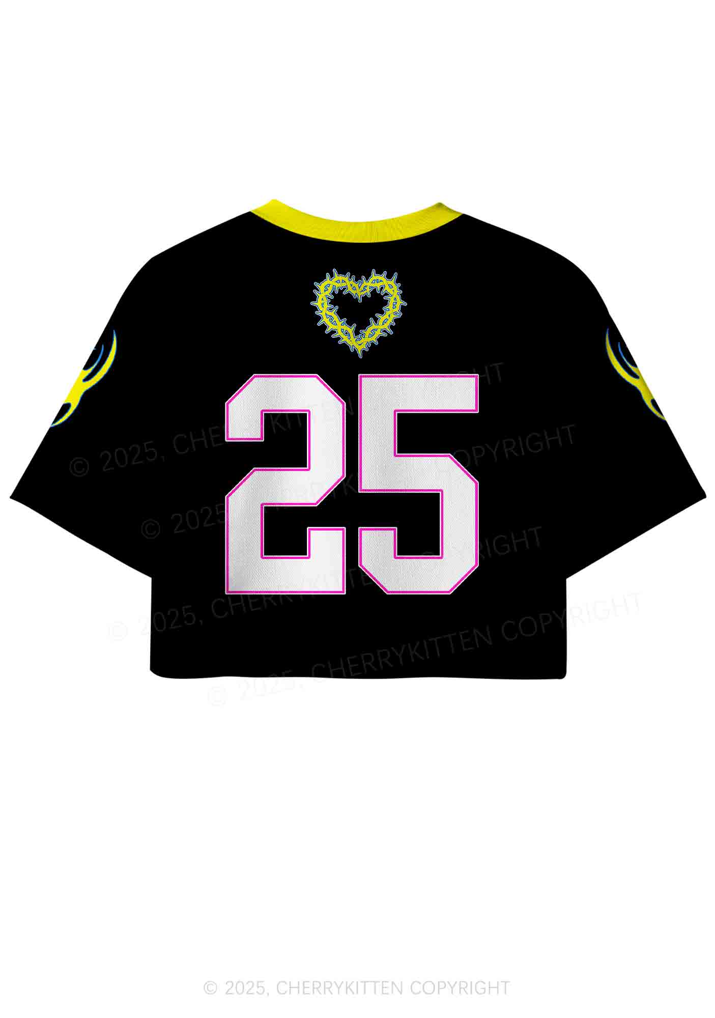 Custom I Look Fine Y2K Crop Sport Jersey Shirts Cherrykitten - Image 3