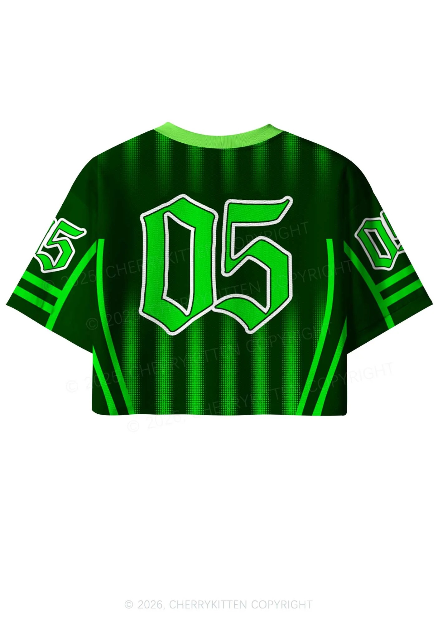 Custom I Love Day Drinking St Patricks Y2K Crop Sport Jersey Shirts Cherrykitten - Image 4