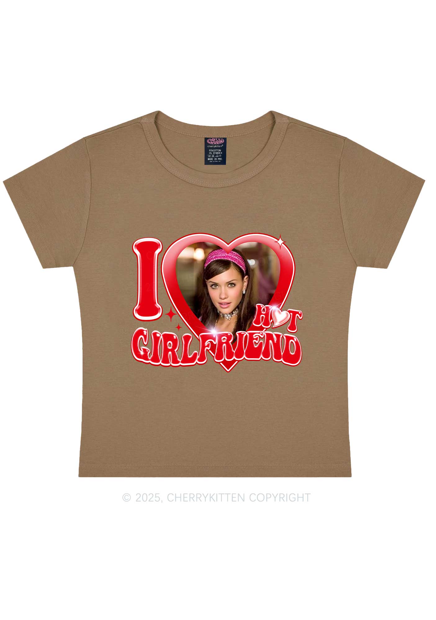Custom I Love My Hot Girlfriend Y2K Baby Tee Cherrykitten - Image 11