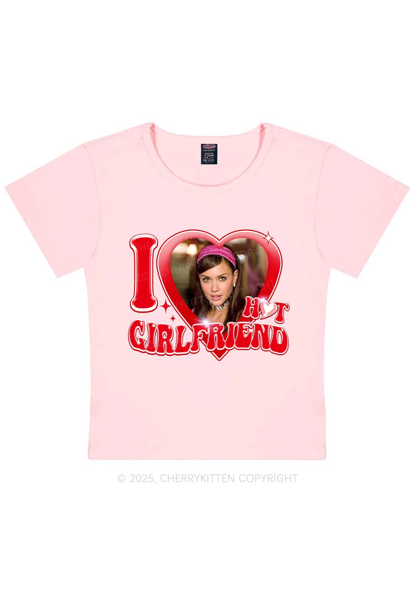 Custom I Love My Hot Girlfriend Y2K Baby Tee Cherrykitten - Image 13