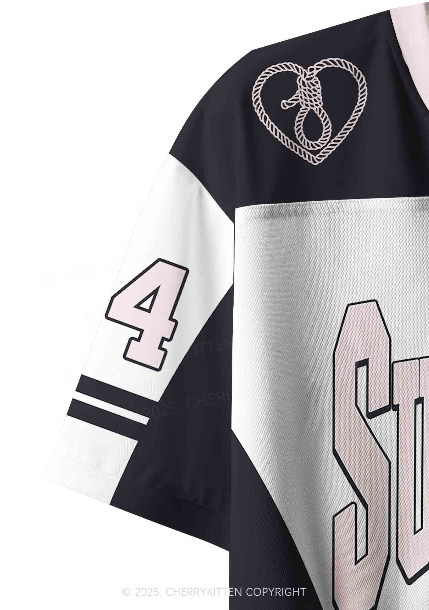 Custom I Love S Boys Y2K Crop Sport Jersey Shirts Cherrykitten - Image 5