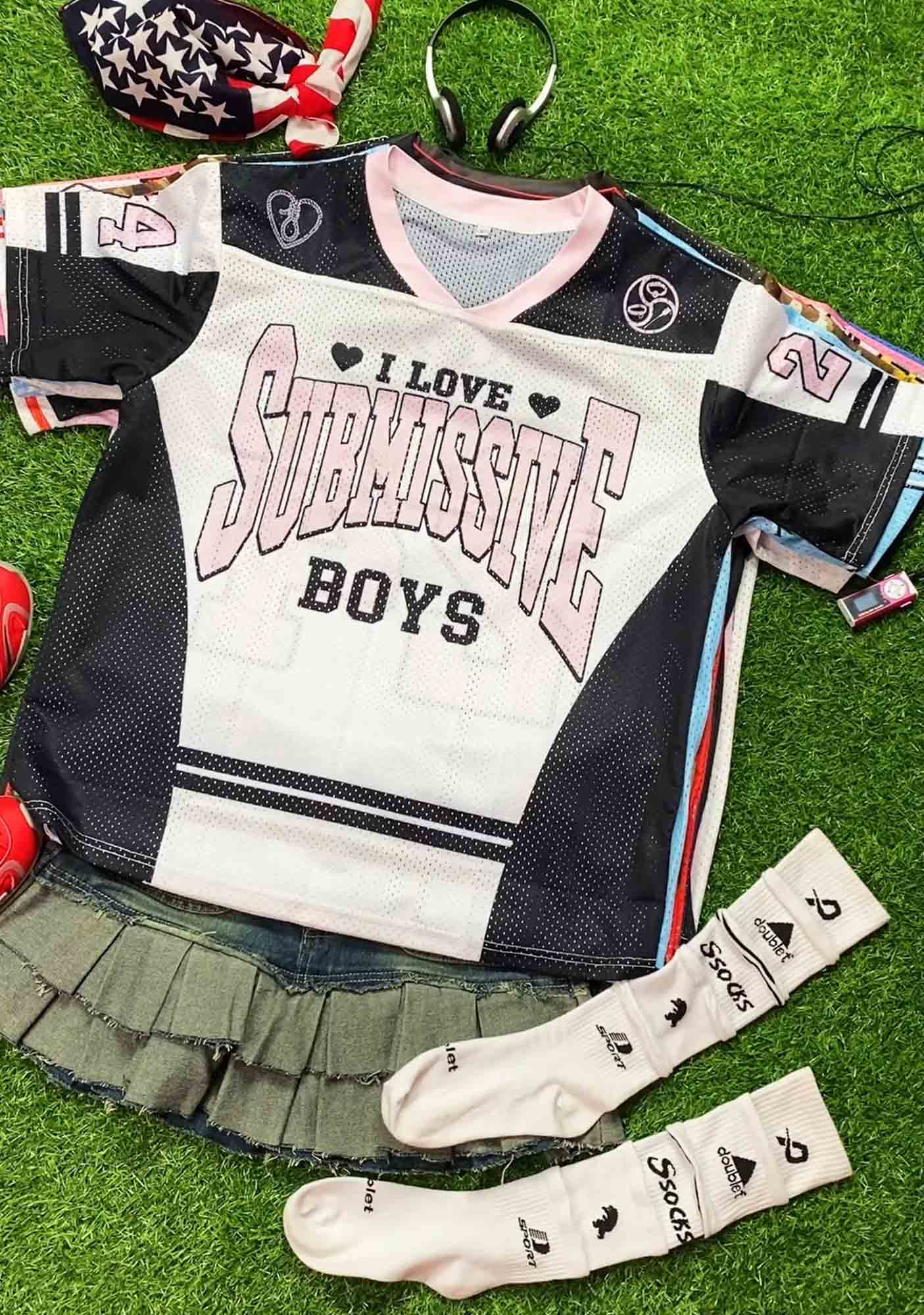Custom I Love S Boys Y2K Sport Jersey Shirts Cherrykitten - Image 2