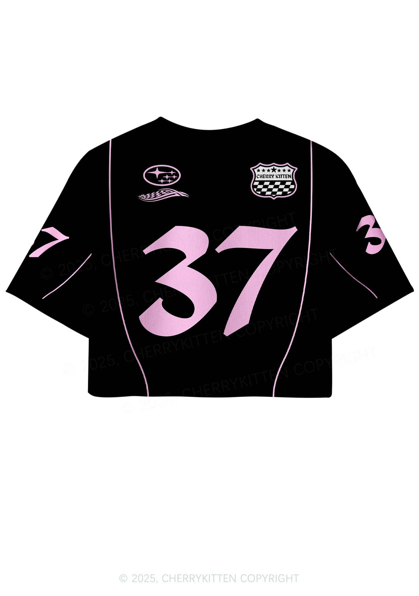 Custom I Support A Mans Right Y2K Crop Sport Jersey Shirts Cherrykitten - Image 2