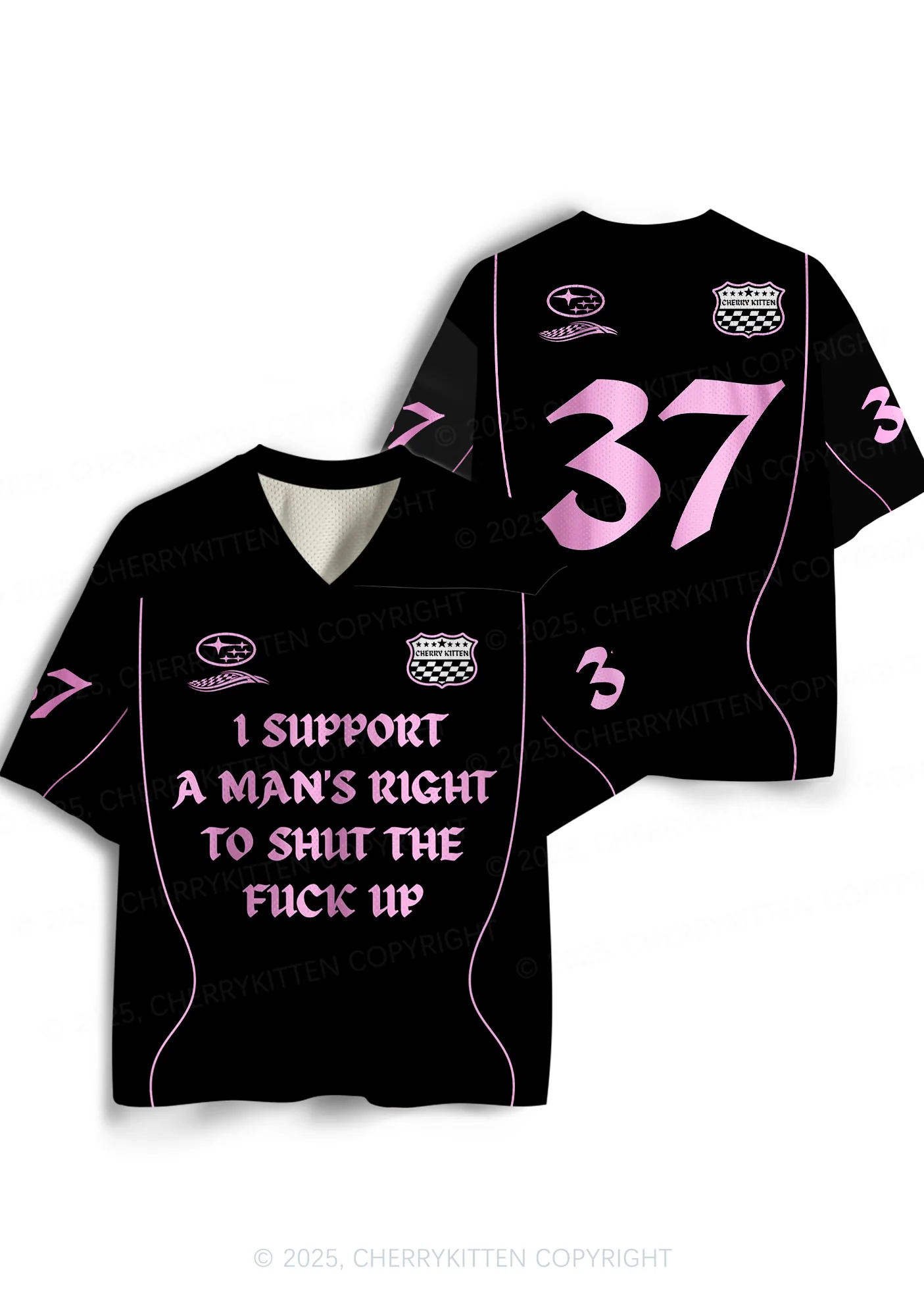 Custom I Support A Mans Right Y2K Sport Jersey Shirts Cherrykitten - Image 3