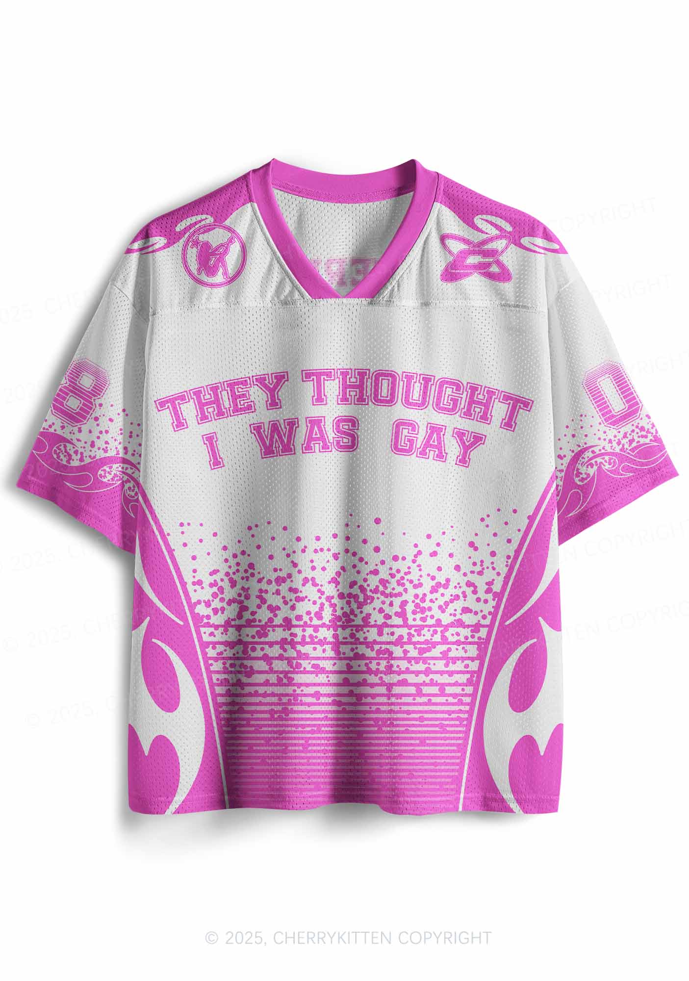 Custom I Was Gay Pride Y2K Sport Jersey Shirts Cherrykitten - Image 2