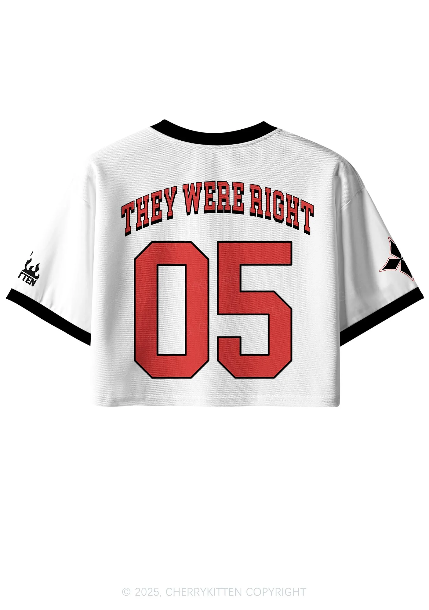 Custom I Was Gay Two Sides Pride Y2K Crop Sport Jersey Shirts Cherrykitten - Image 3