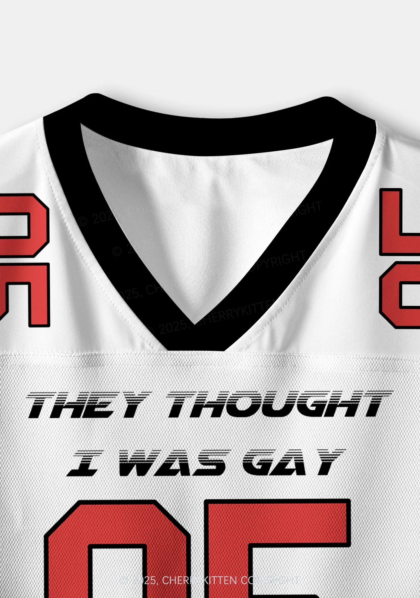 Custom I Was Gay Two Sides Pride Y2K Crop Sport Jersey Shirts Cherrykitten - Image 4