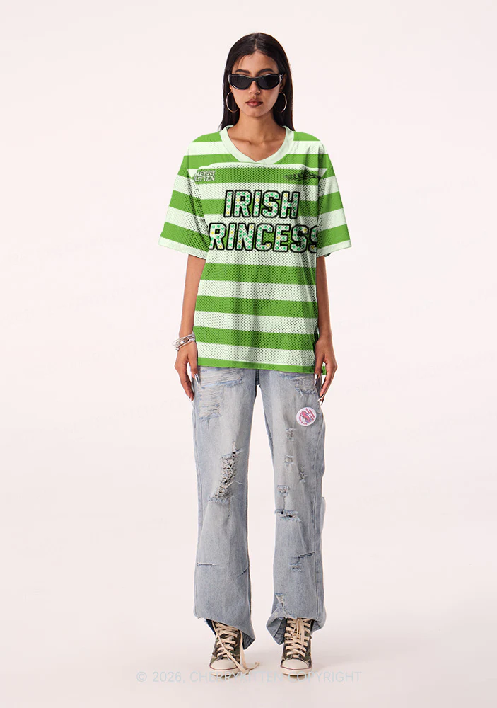 Custom Irish Princess St Patricks Y2K Sport Jersey Shirts Cherrykitten - Image 2