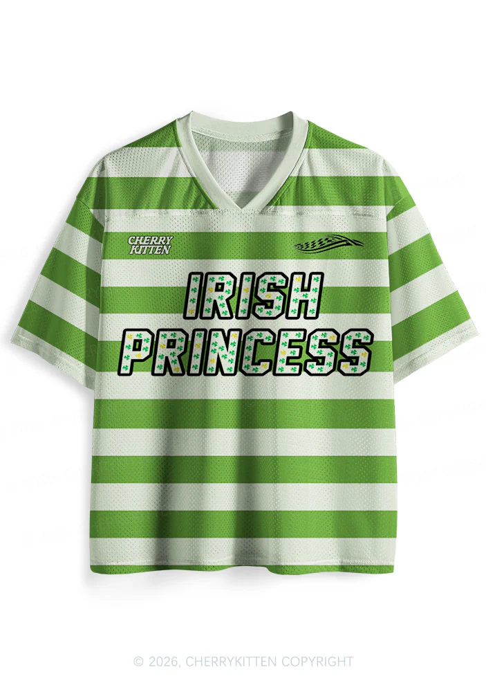 Custom Irish Princess St Patricks Y2K Sport Jersey Shirts Cherrykitten - Image 3