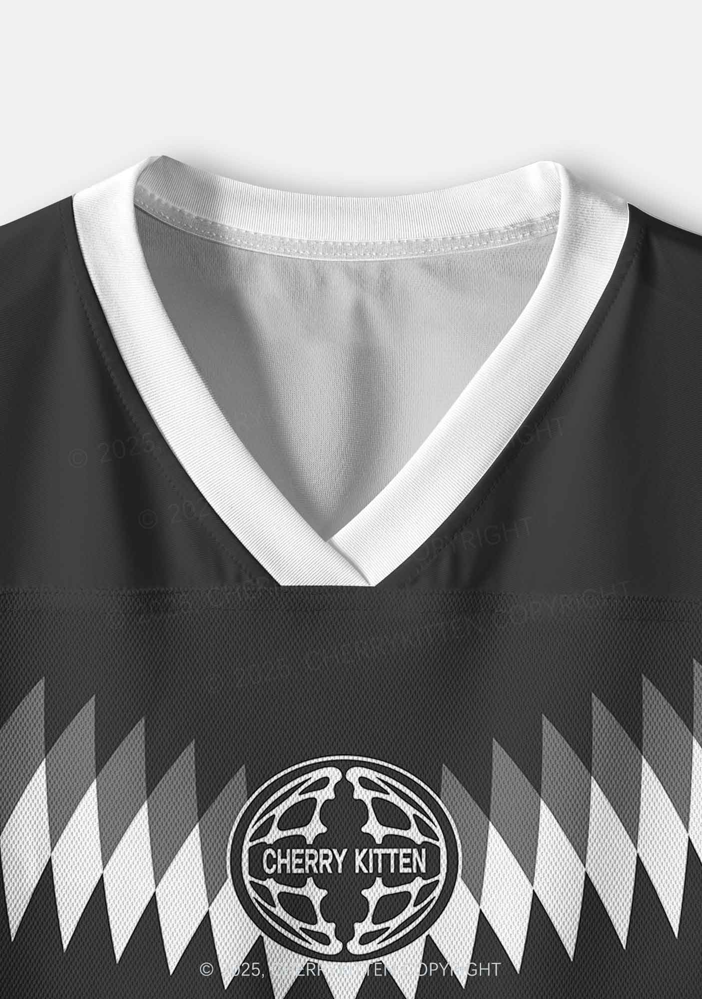 Custom Ketamxxe Cross Y2K Crop Sport Jersey Shirts Cherrykitten - Image 3