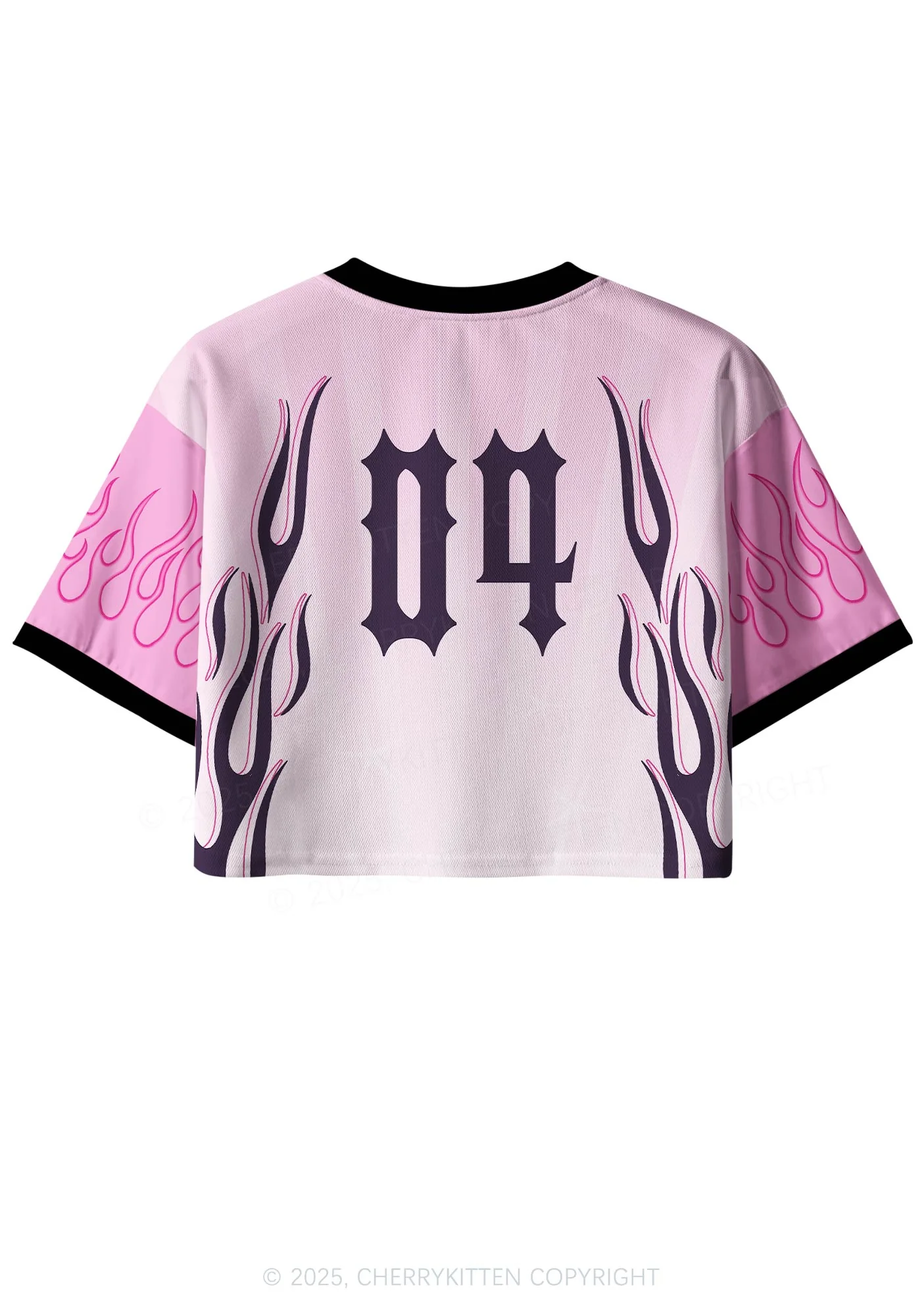 Custom Kiss Girls Kill Boys Pride Y2K Crop Sport Jersey Shirts Cherrykitten - Image 3