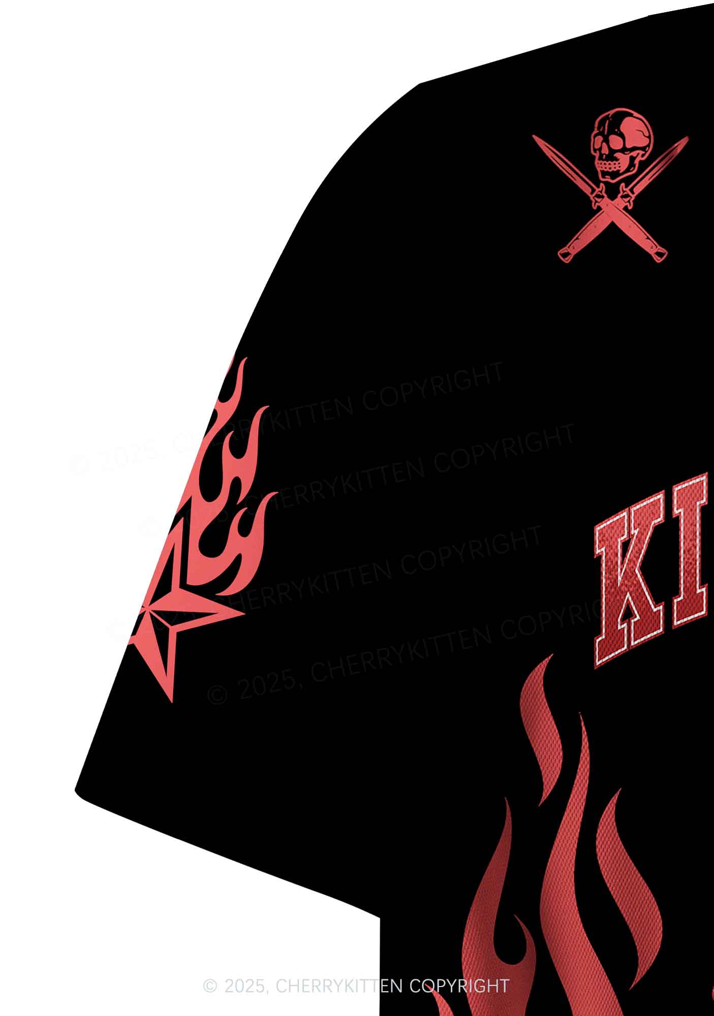 Custom Kiss Girls Pride Y2K Crop Sport Jersey Shirts Cherrykitten - Image 5