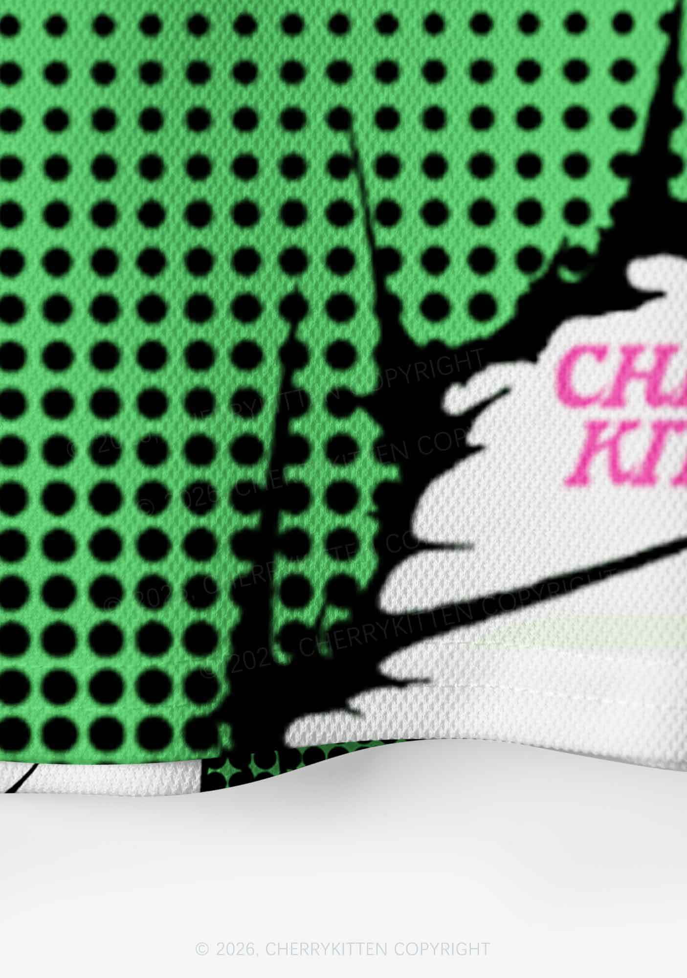 Custom Kiss Me Im Ginger St Patricks Y2K Crop Sport Jersey Shirts Cherrykitten - Image 6