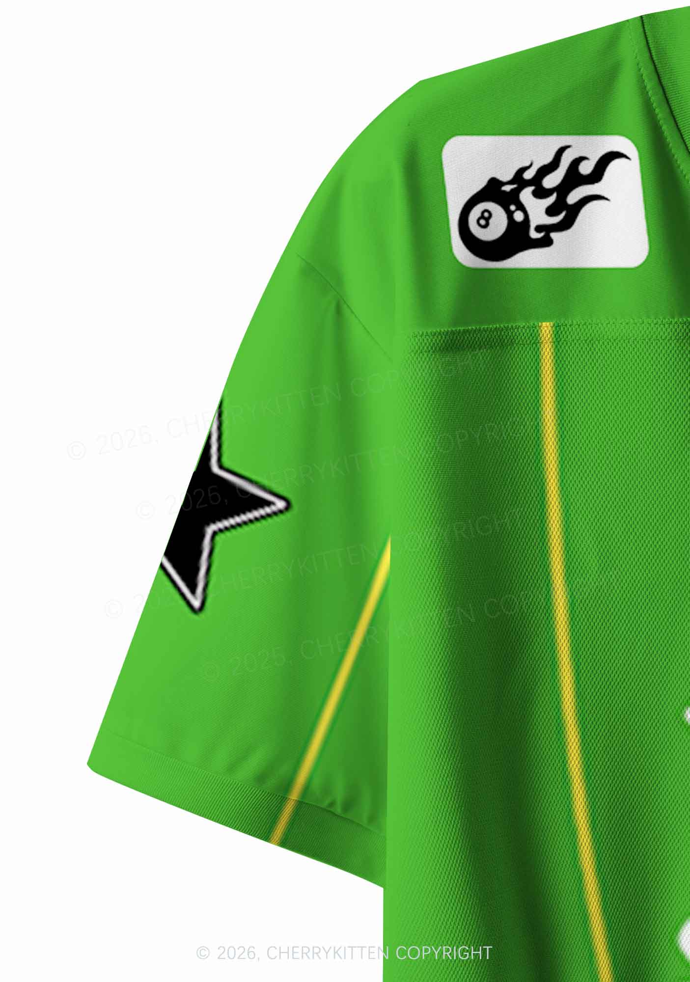 Custom Kiss Me Im Italian St Patricks Y2K Crop Sport Jersey Shirts Cherrykitten - Image 7