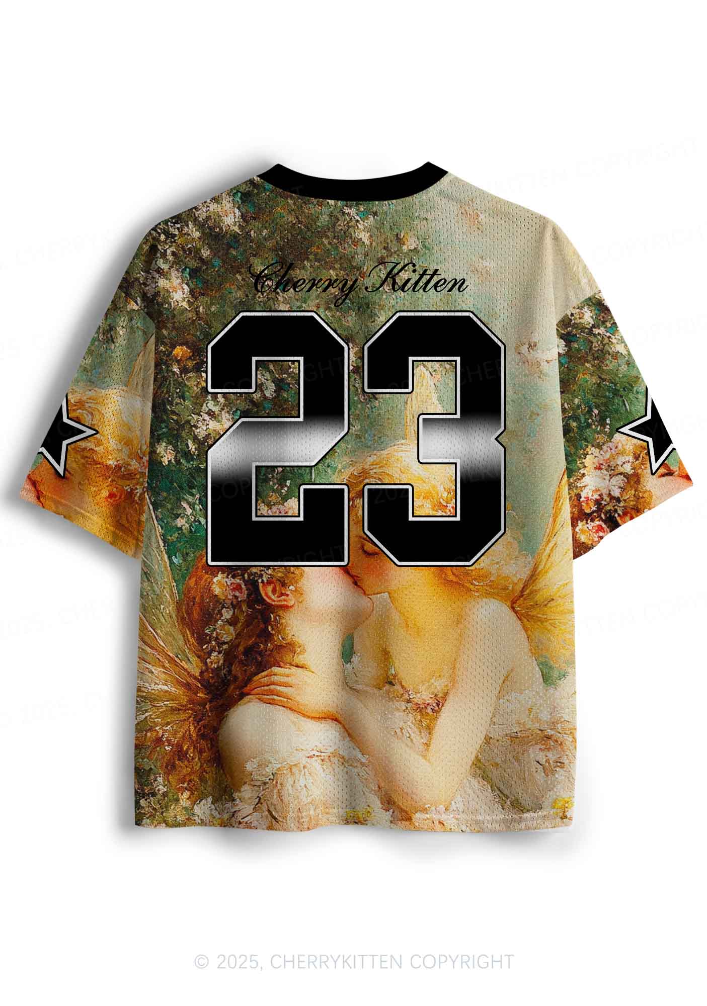 Custom Kiss More Girls Lesbian Pride Y2K Sport Jersey Shirts Cherrykitten - Image 2
