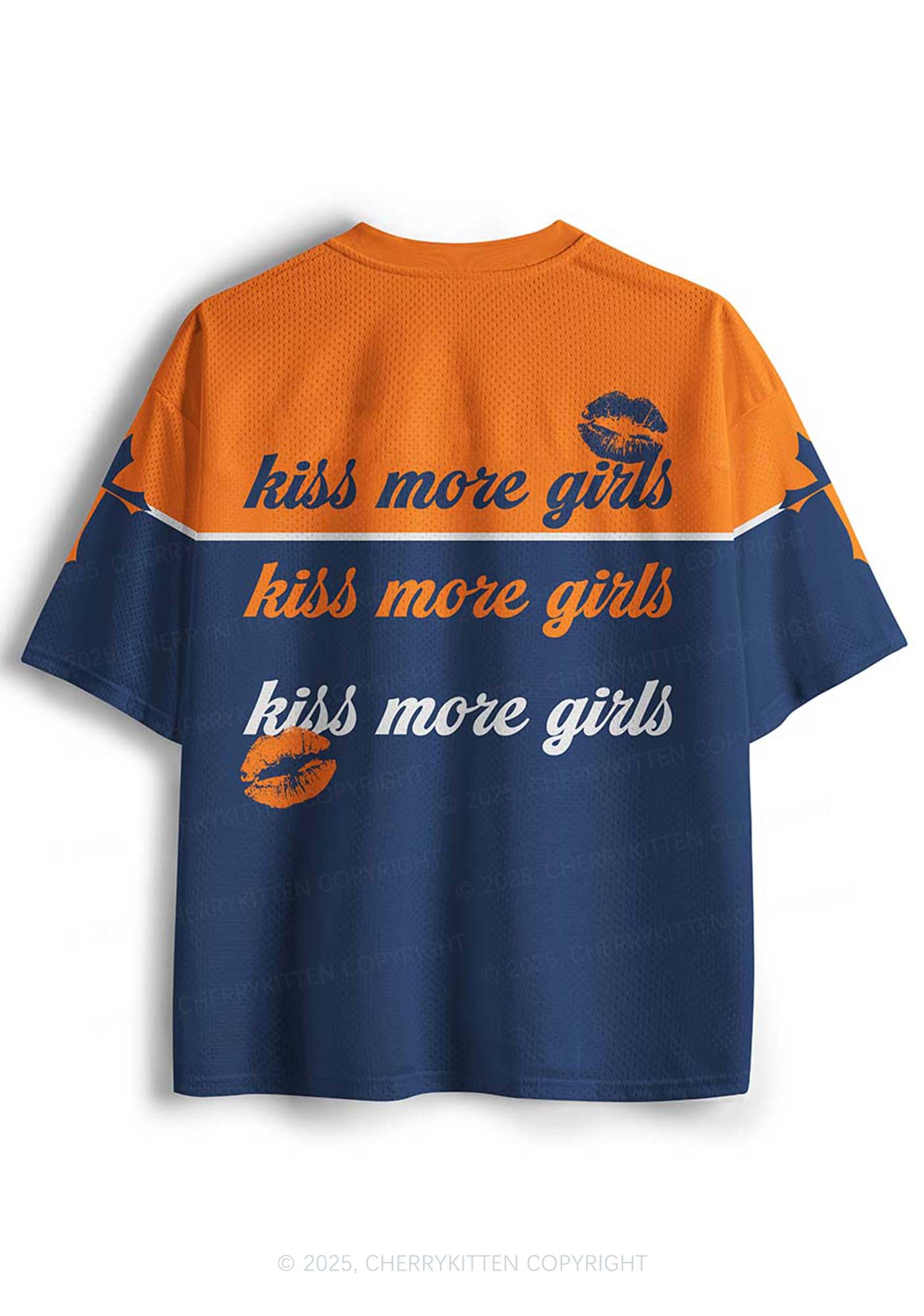 Custom Kiss More Girls Pride Y2K Sport Jersey Shirts Cherrykitten - Image 3