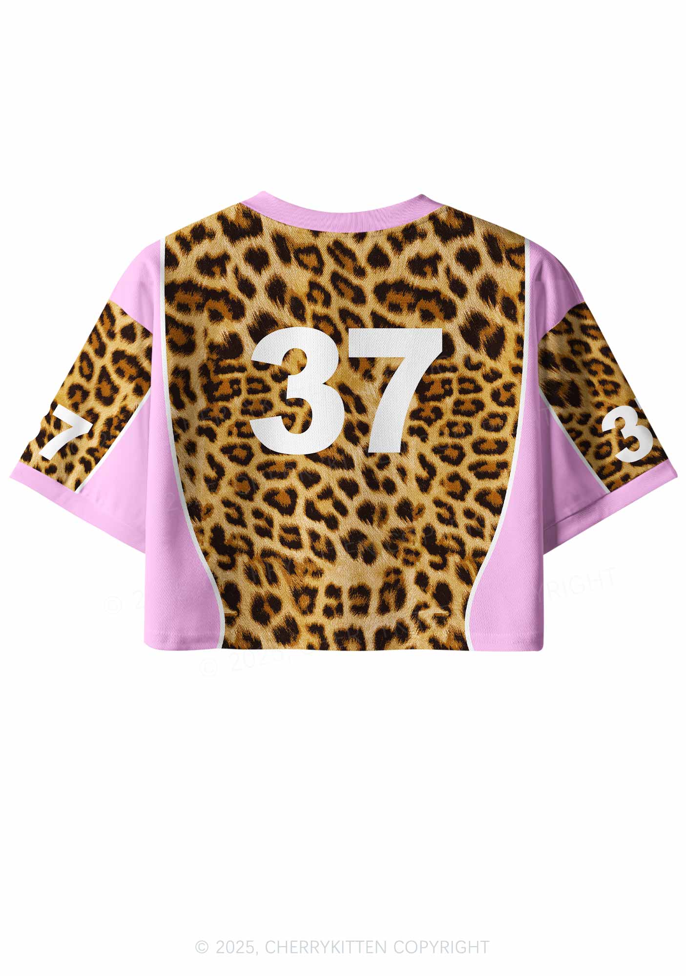 Custom Leopard Smoke Blunt Y2K Crop Sport Jersey Shirts Cherrykitten - Image 2