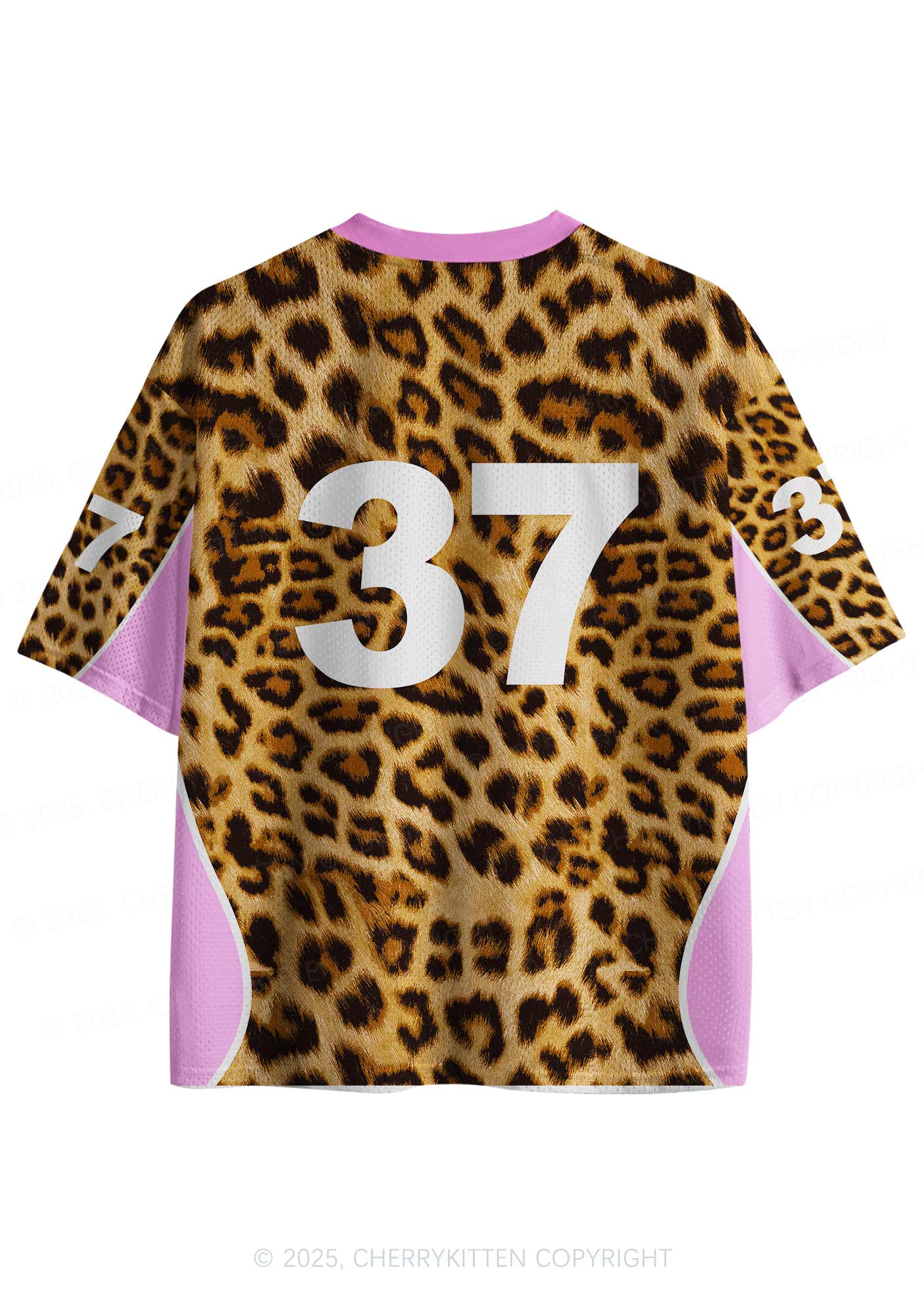 Custom Leopard Smoke Blunt Y2K Sport Jersey Shirts Cherrykitten - Image 2