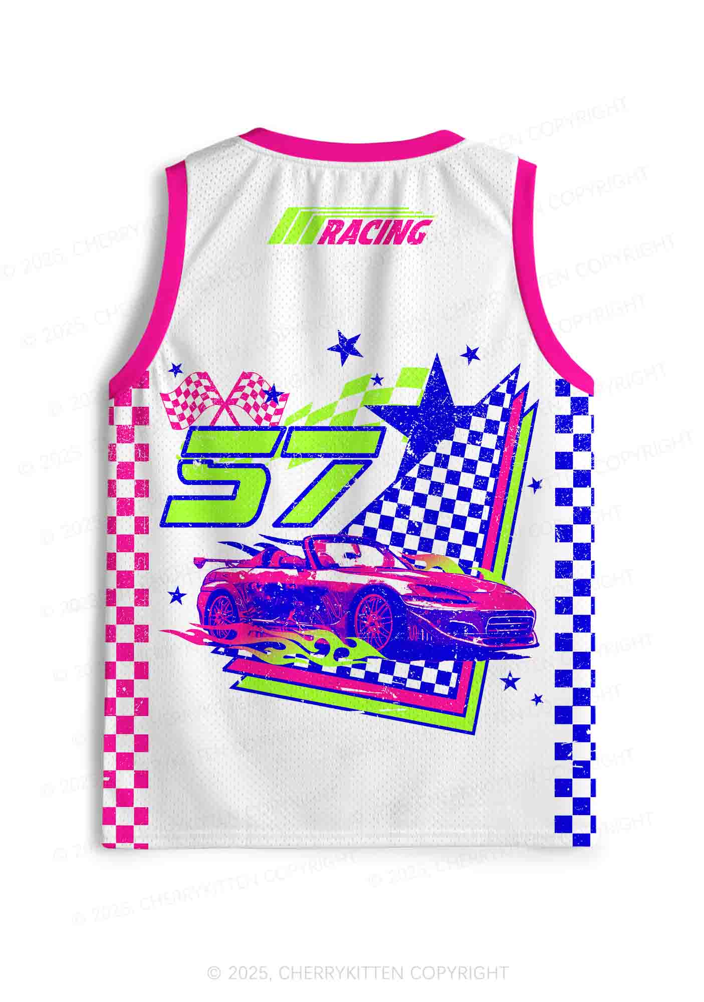 Custom Life Sucks Y2K Sport Jersey Tank Cherrykitten - Image 3