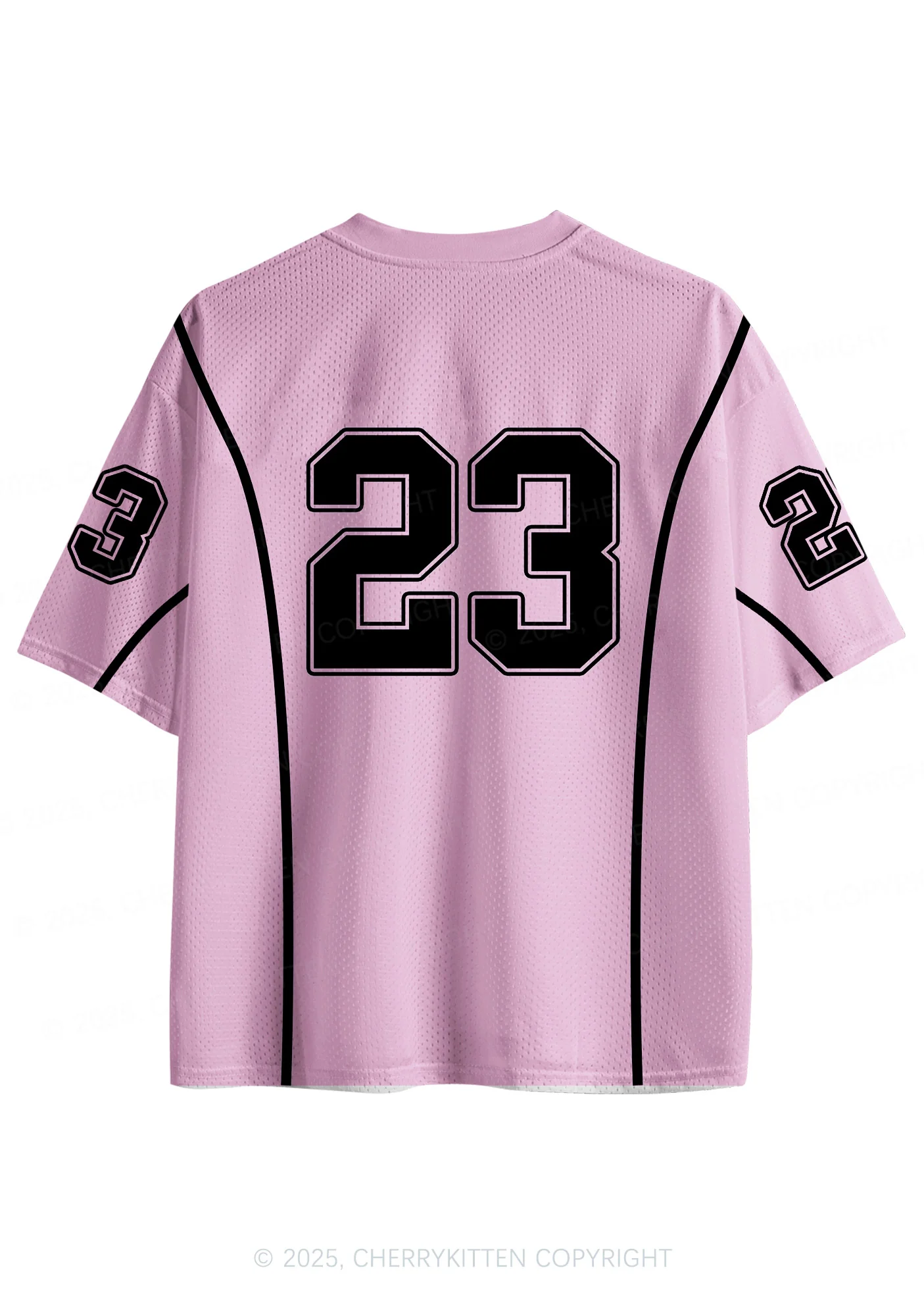 Custom Lightpink Lesbian Princess Pride Y2K Sport Jersey Shirts Cherrykitten - Image 2