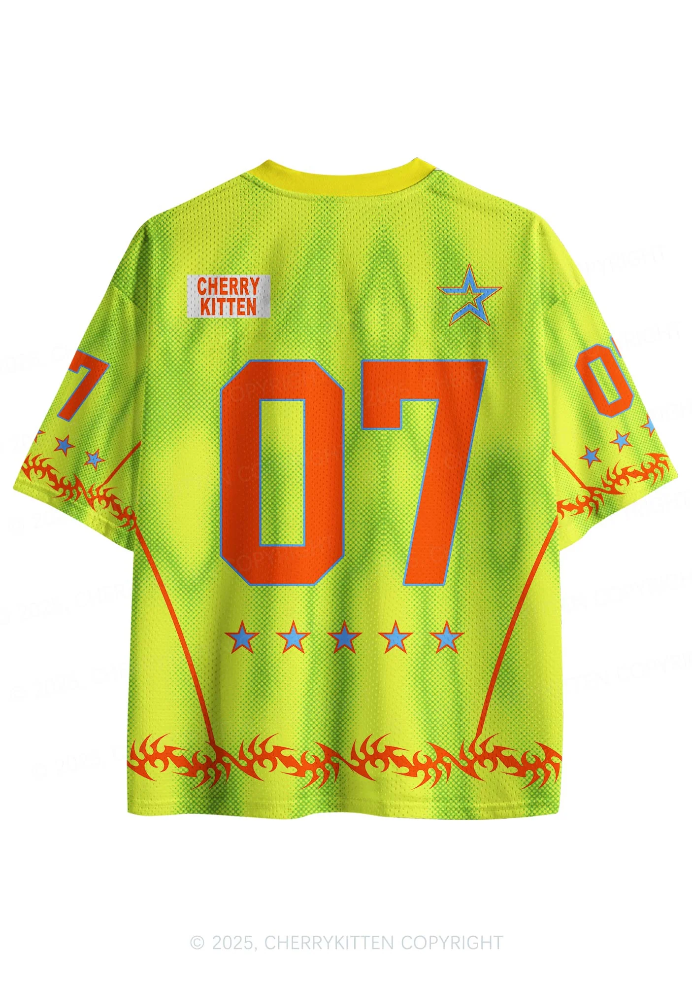Custom Lime Cxxt Y2K Sport Jersey Shirts Cherrykitten - Image 2
