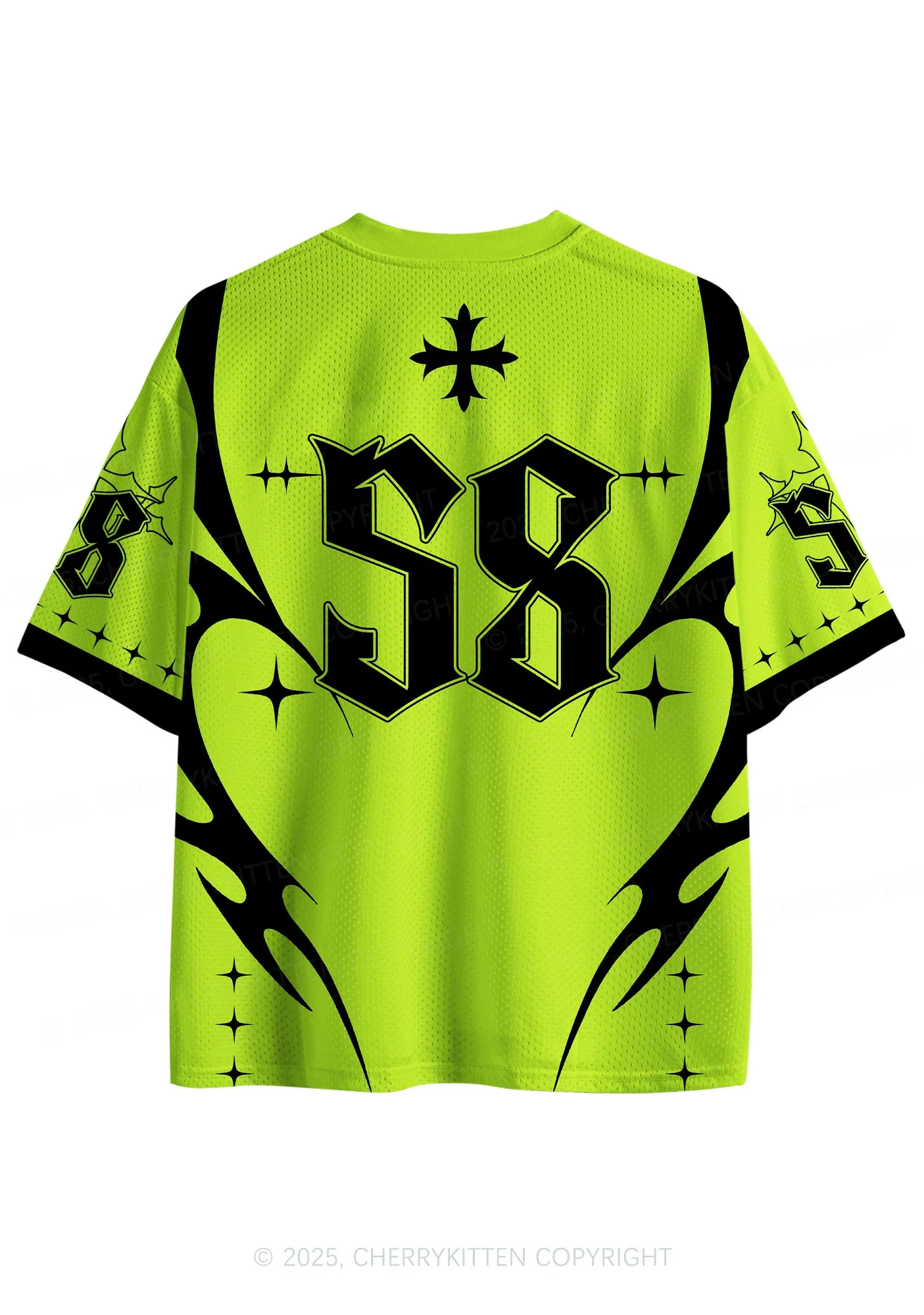 Custom Lime Green Cxxt Y2K Sport Jersey Shirts Cherrykitten - Image 2