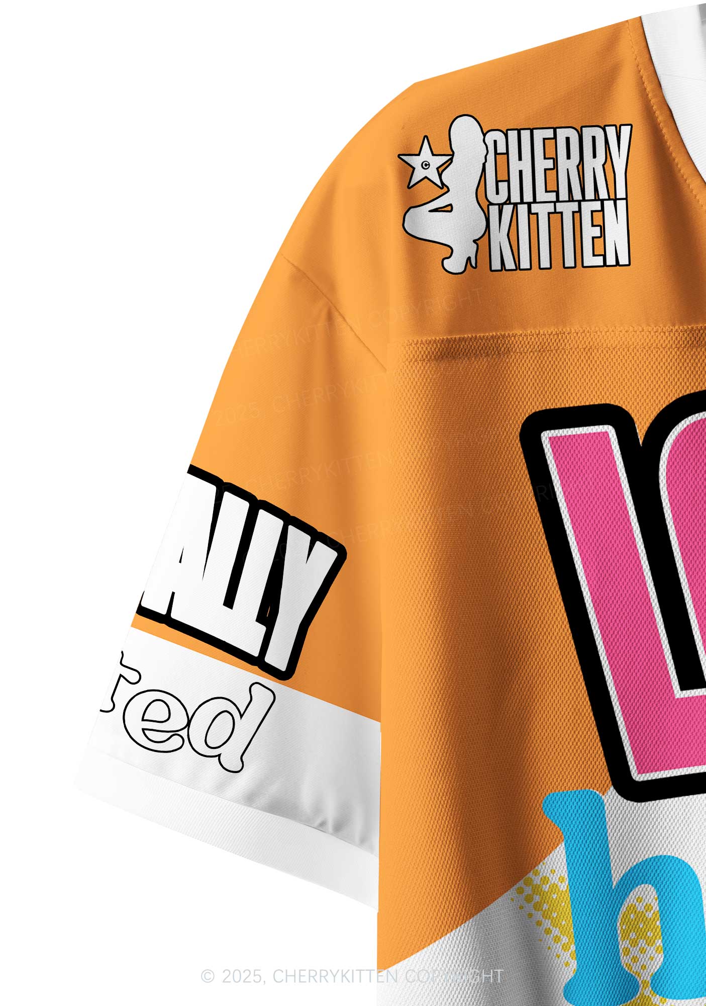 Custom Locally Hated Girl Y2K Crop Sport Jersey Shirts Cherrykitten - Image 5