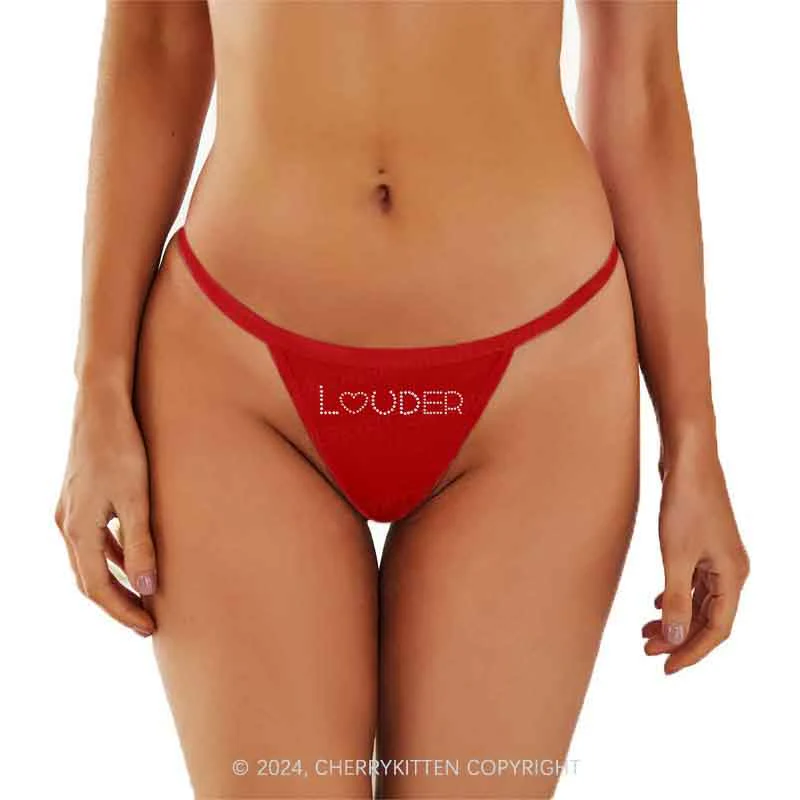 Custom Louder Y2K Flat String Thong Cherrykitten - Image 3