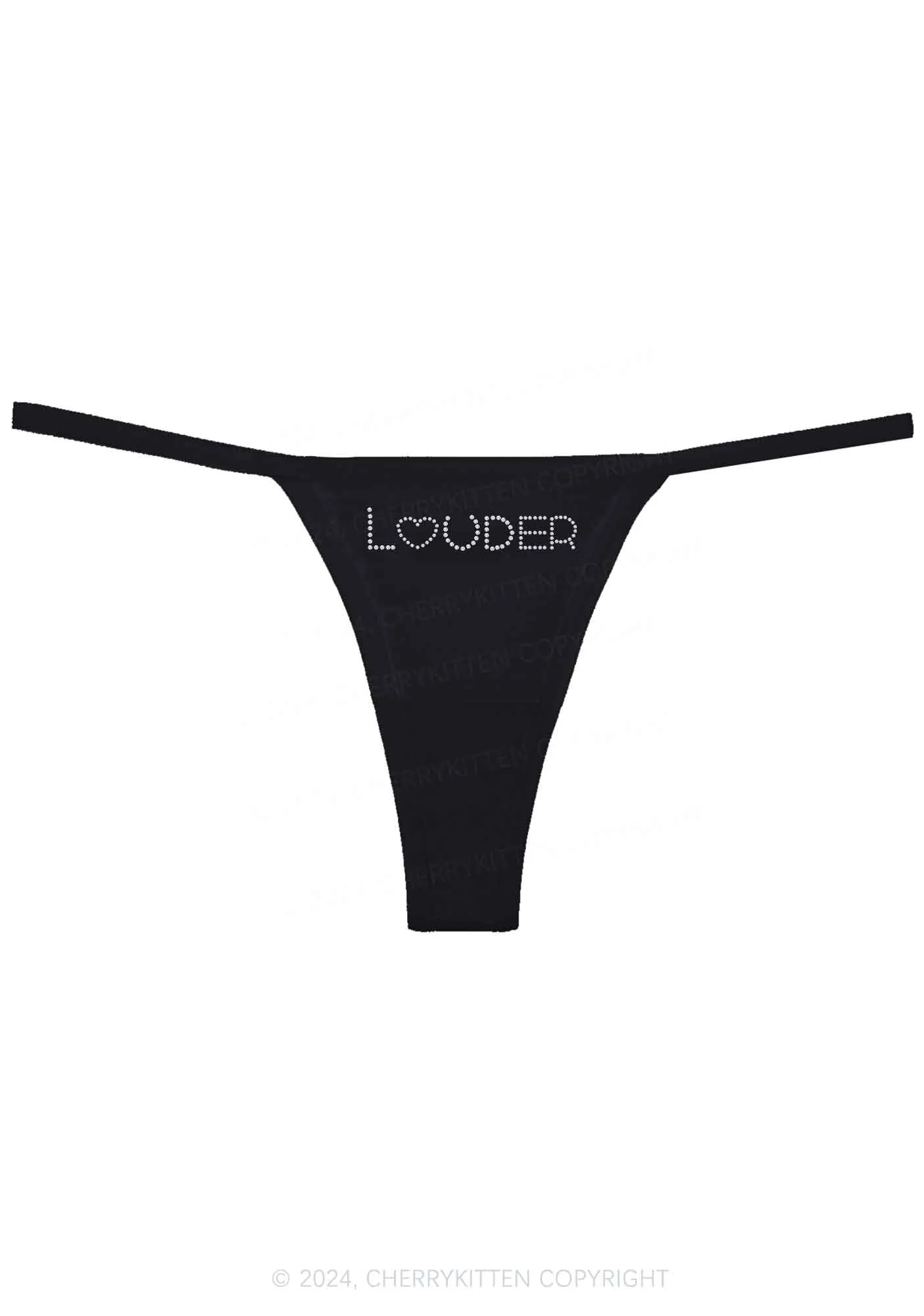 Custom Louder Y2K Flat String Thong Cherrykitten - Image 4