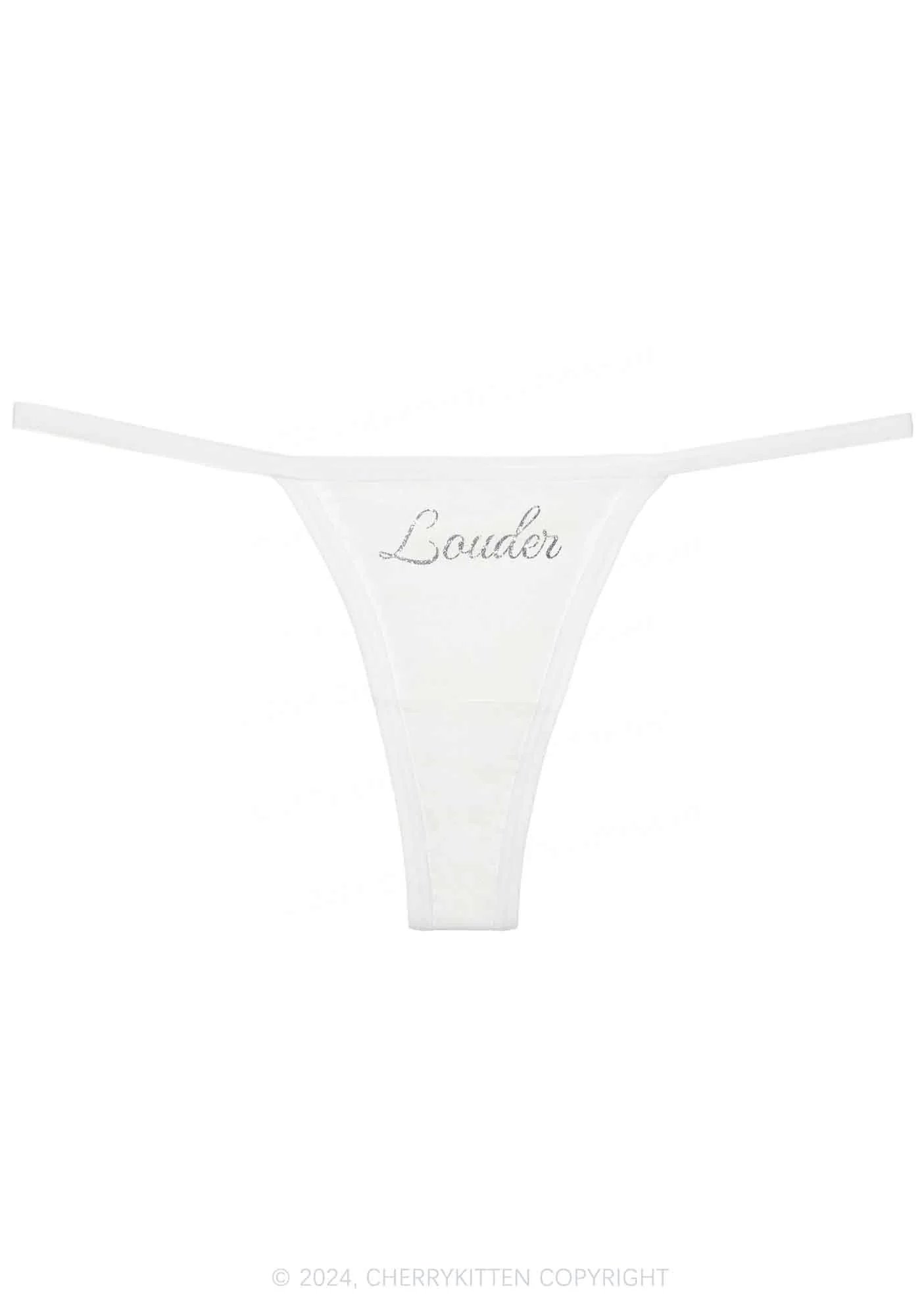 Custom Louder Y2K Flat String Thong Cherrykitten - Image 5