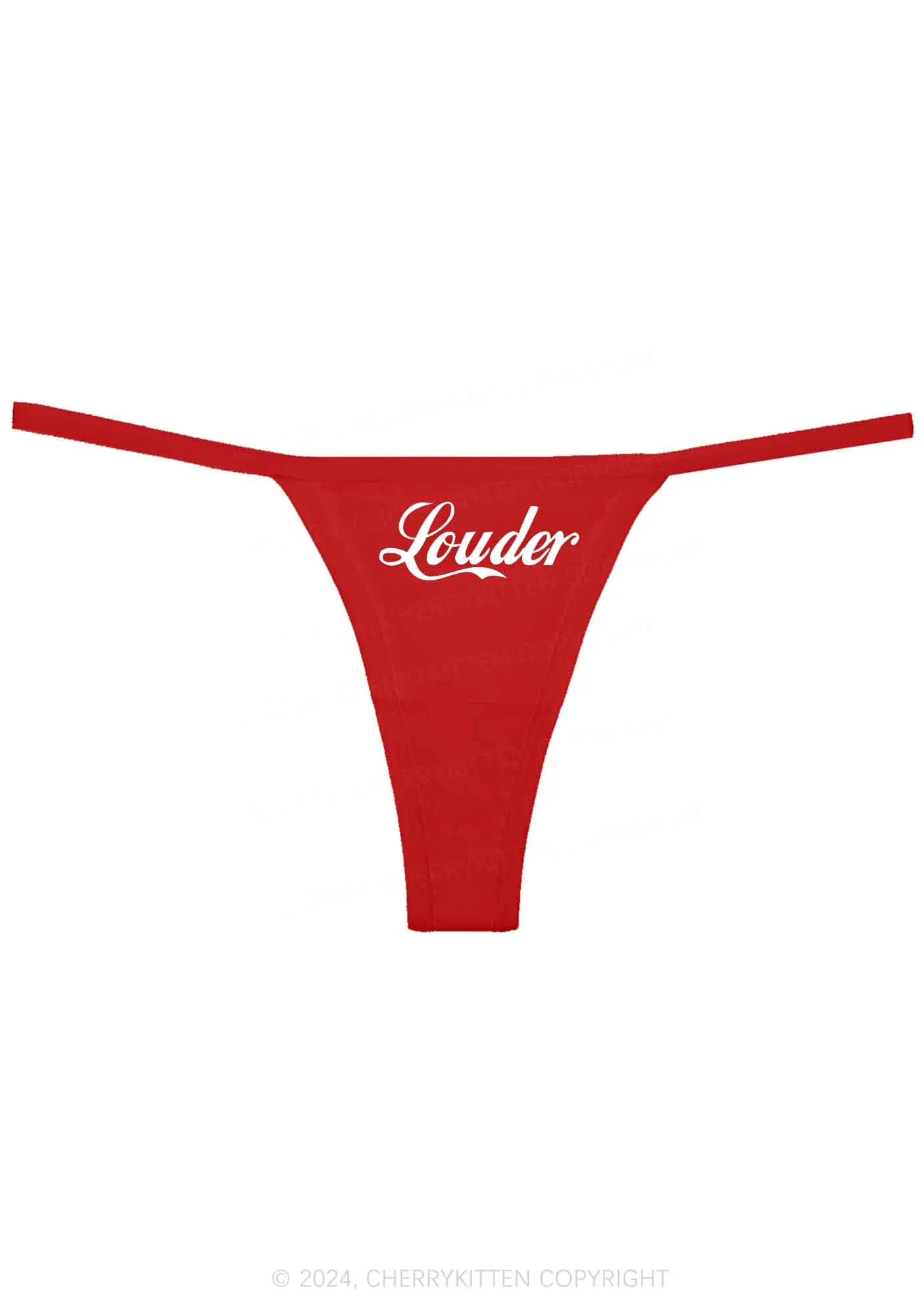 Custom Louder Y2K Flat String Thong Cherrykitten - Image 6