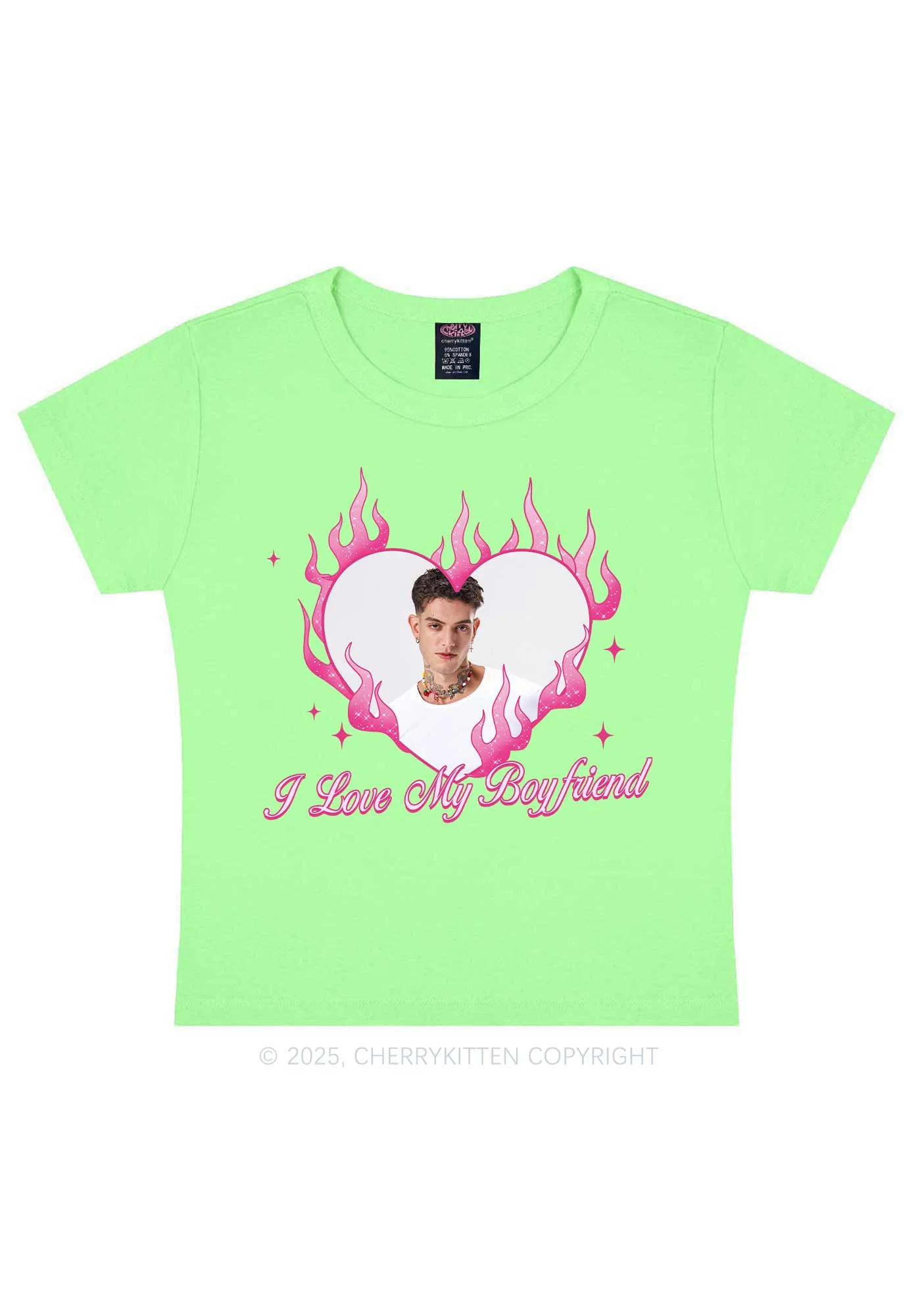 Custom Love Girlfriend Y2K Baby Tee Cherrykitten - Image 10