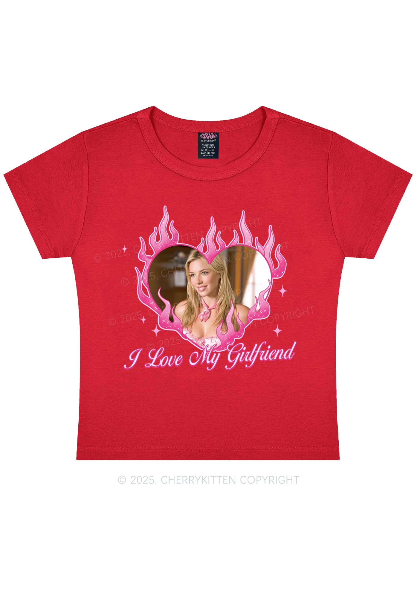 Custom Love Girlfriend Y2K Baby Tee Cherrykitten - Image 6
