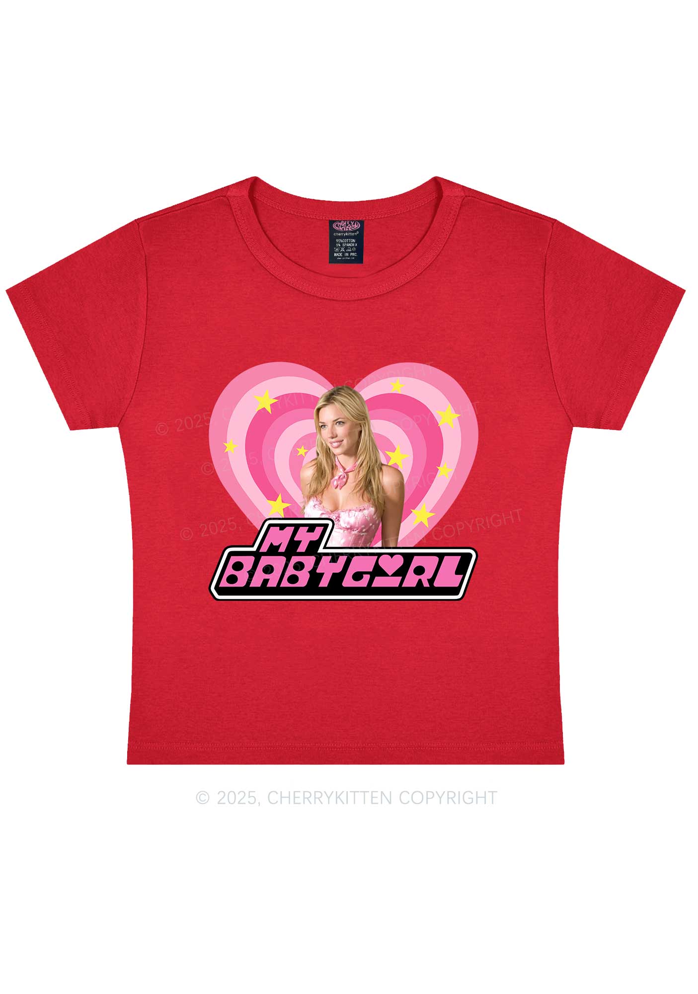 Custom Love My Babyboy Y2K Baby Tee Cherrykitten - Image 6