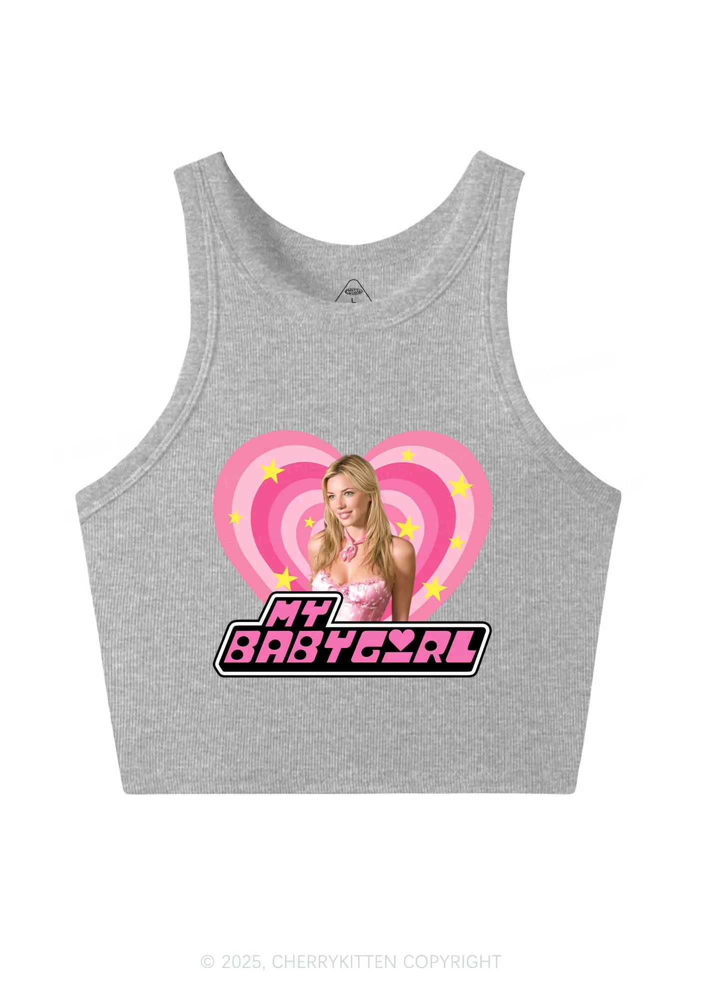Custom Love My Babyboy Y2K Crop Tank Top Cherrykitten - Image 5