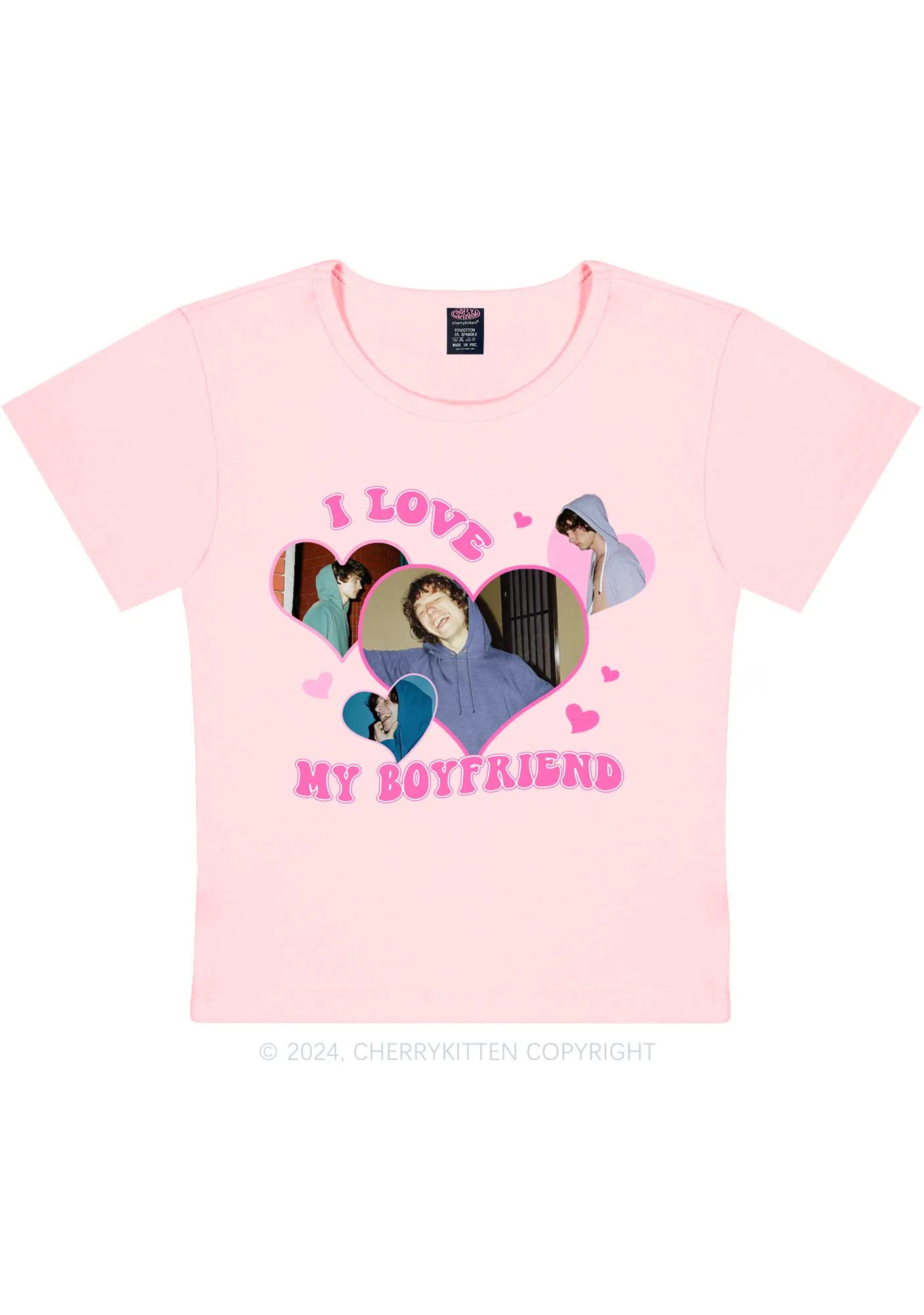 Custom Love My Girlfriend Y2K Valentine's Day Baby Tee Cherrykitten - Image 10