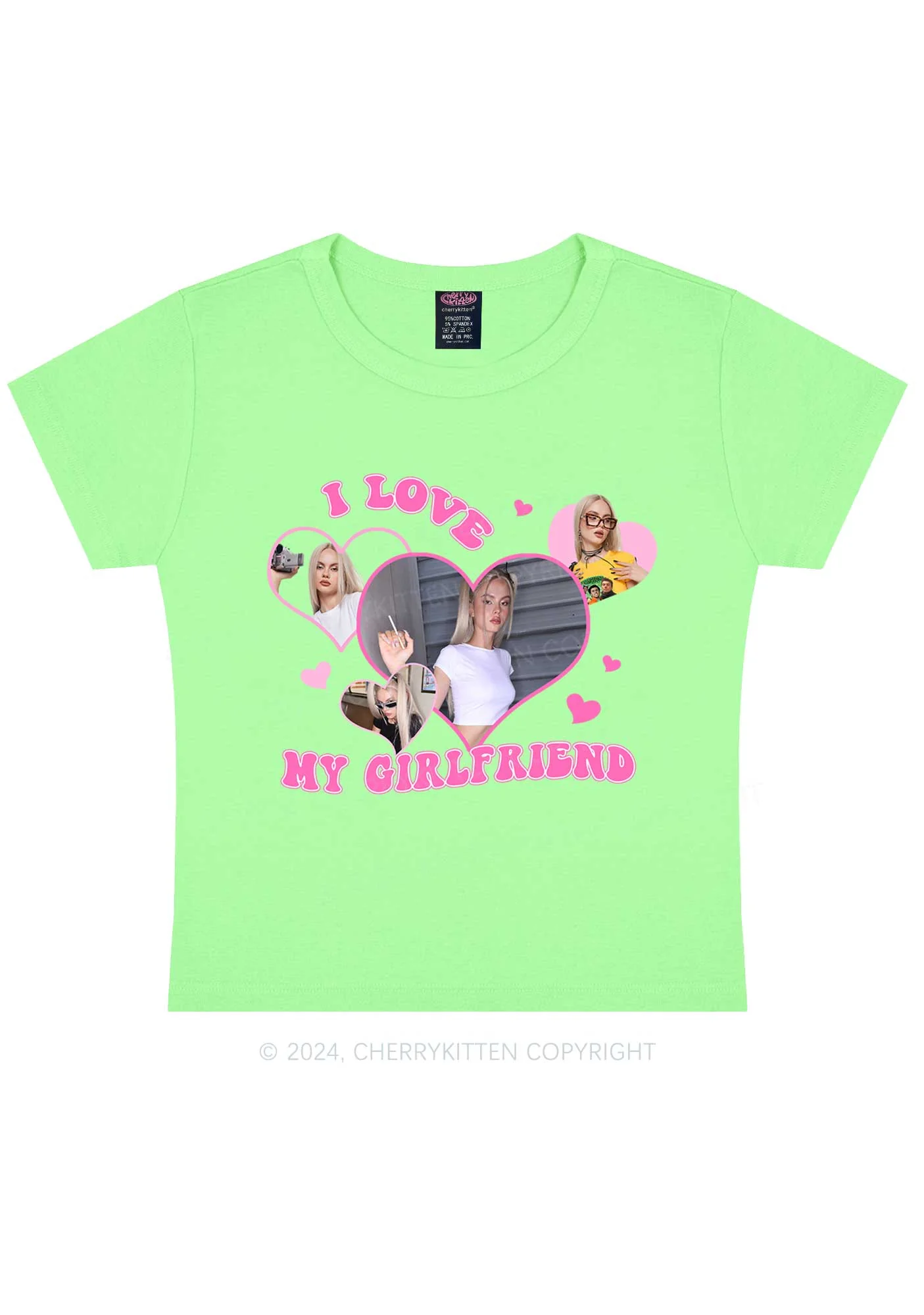 Custom Love My Girlfriend Y2K Valentine's Day Baby Tee Cherrykitten - Image 11