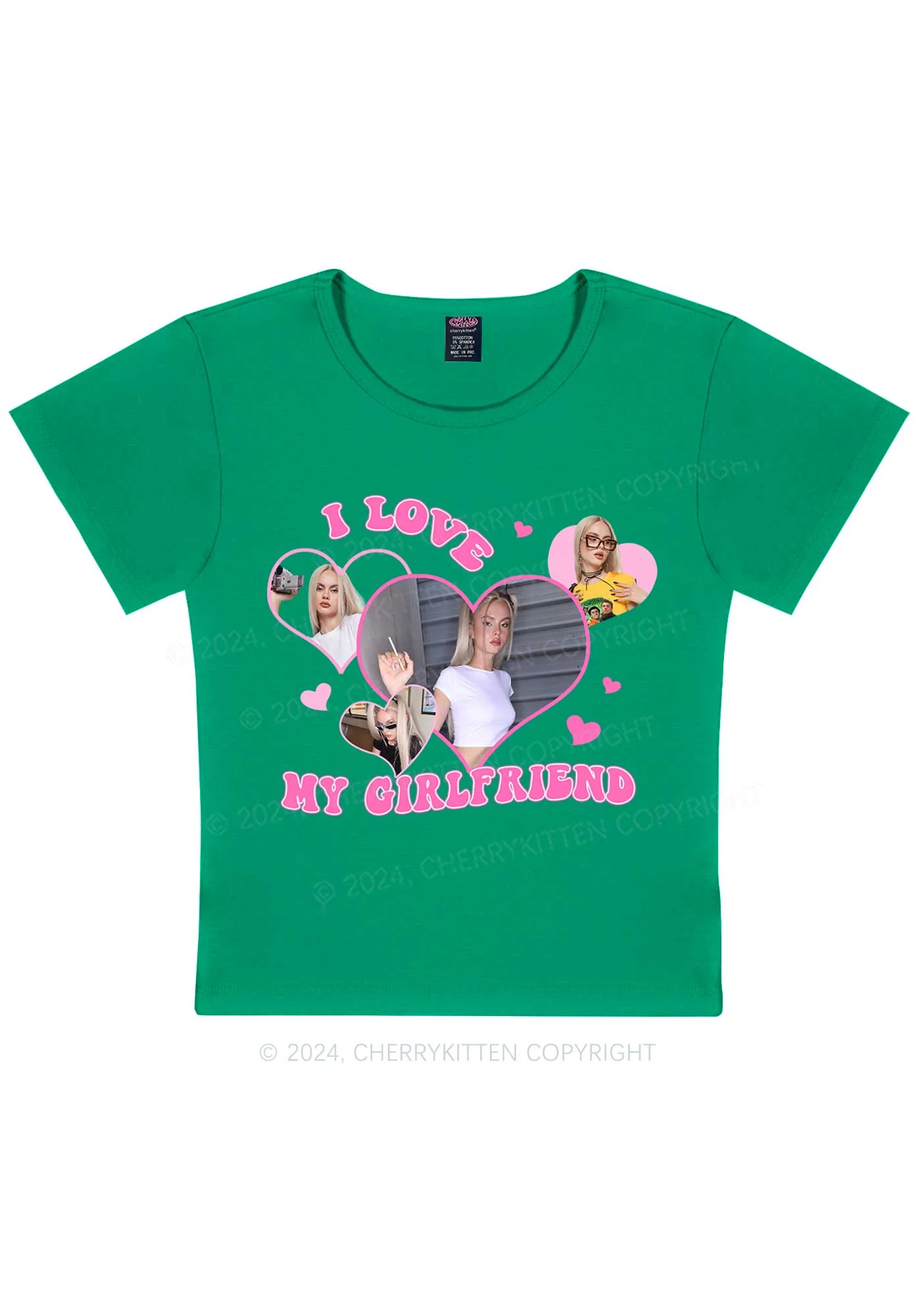 Custom Love My Girlfriend Y2K Valentine's Day Baby Tee Cherrykitten - Image 12
